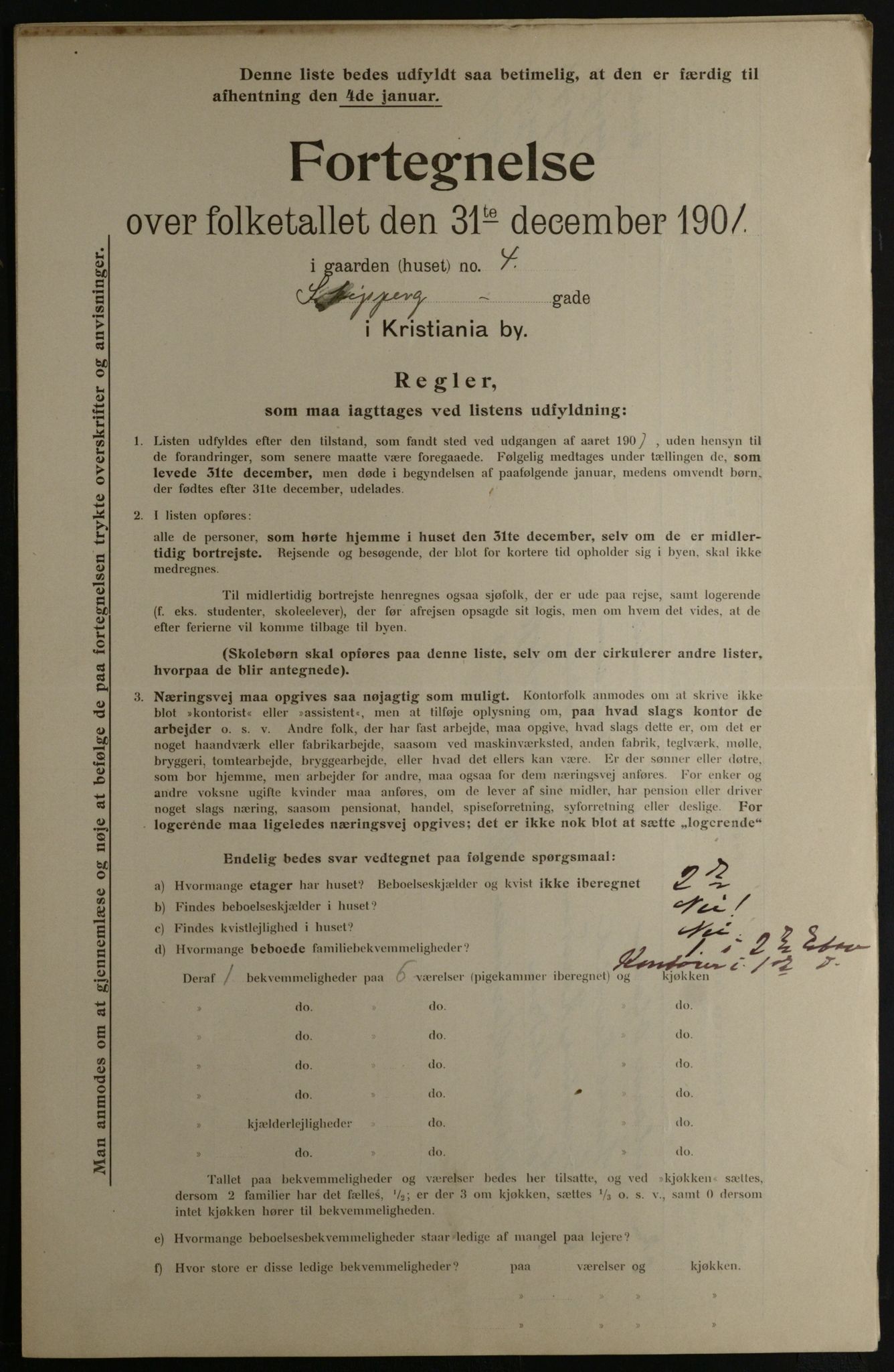 OBA, Municipal Census 1901 for Kristiania, 1901, p. 14704