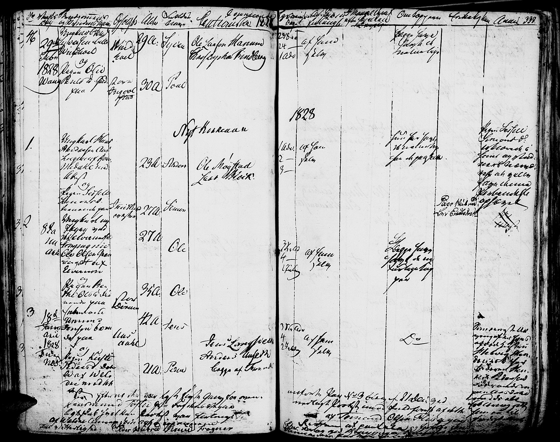 Vang prestekontor, Hedmark, SAH/PREST-008/H/Ha/Haa/L0009: Parish register (official) no. 9, 1826-1841, p. 338