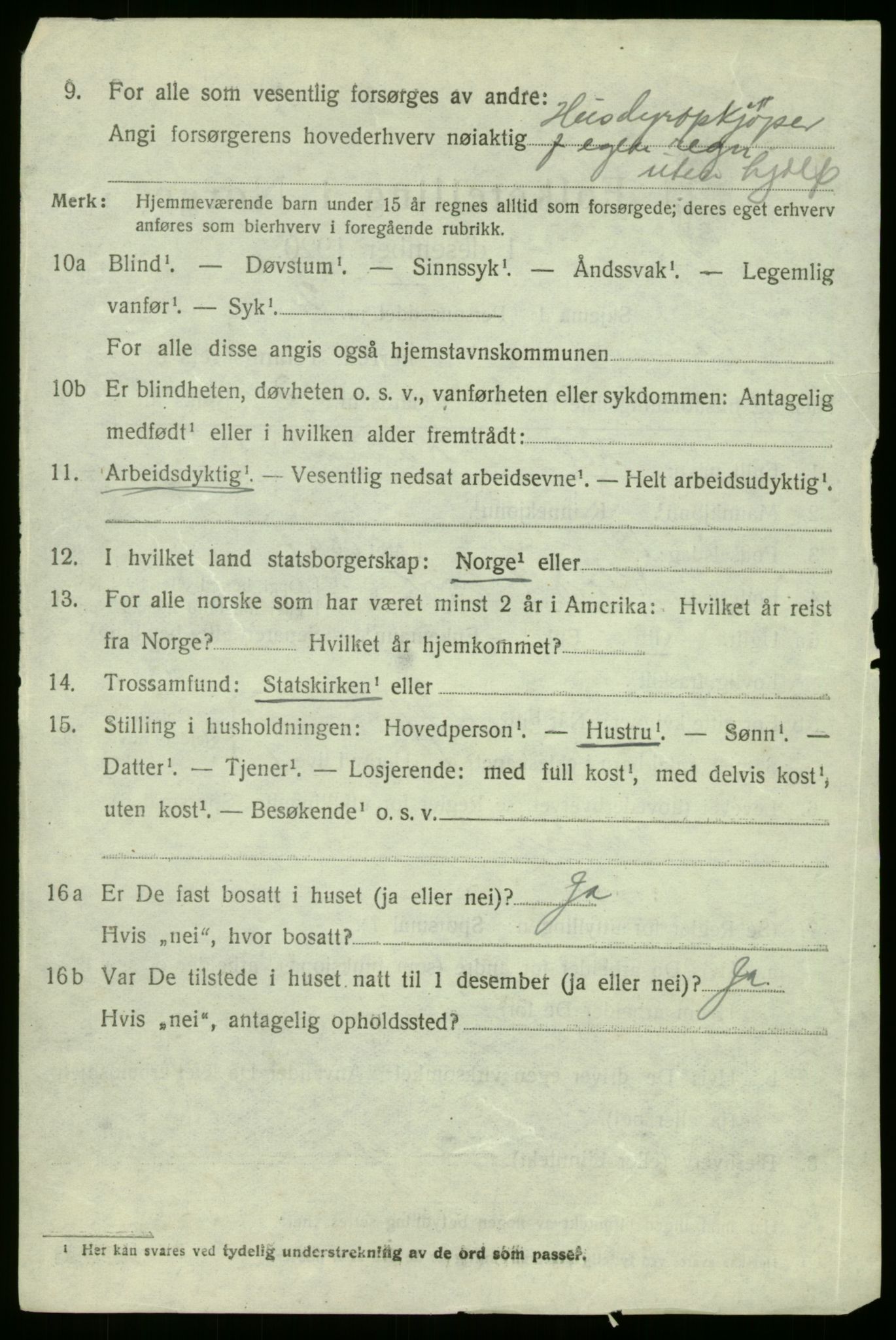 SAB, 1920 census for Fana, 1920, p. 13452