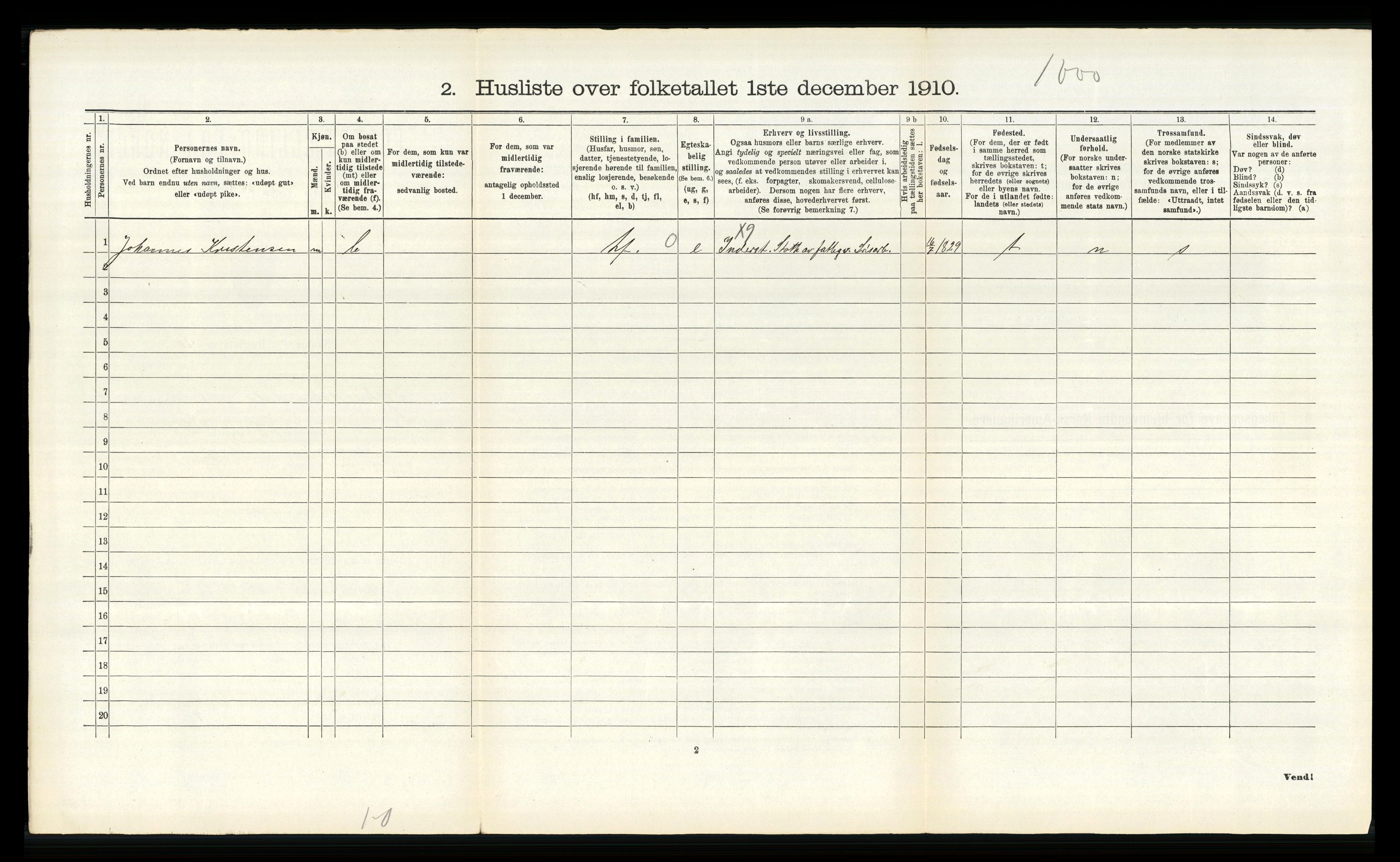 RA, 1910 census for Ytre Holmedal, 1910, p. 411