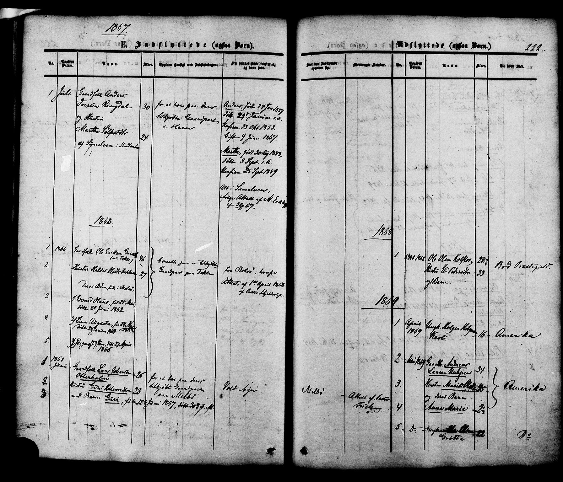 Ministerialprotokoller, klokkerbøker og fødselsregistre - Møre og Romsdal, SAT/A-1454/545/L0586: Parish register (official) no. 545A02, 1854-1877, p. 222