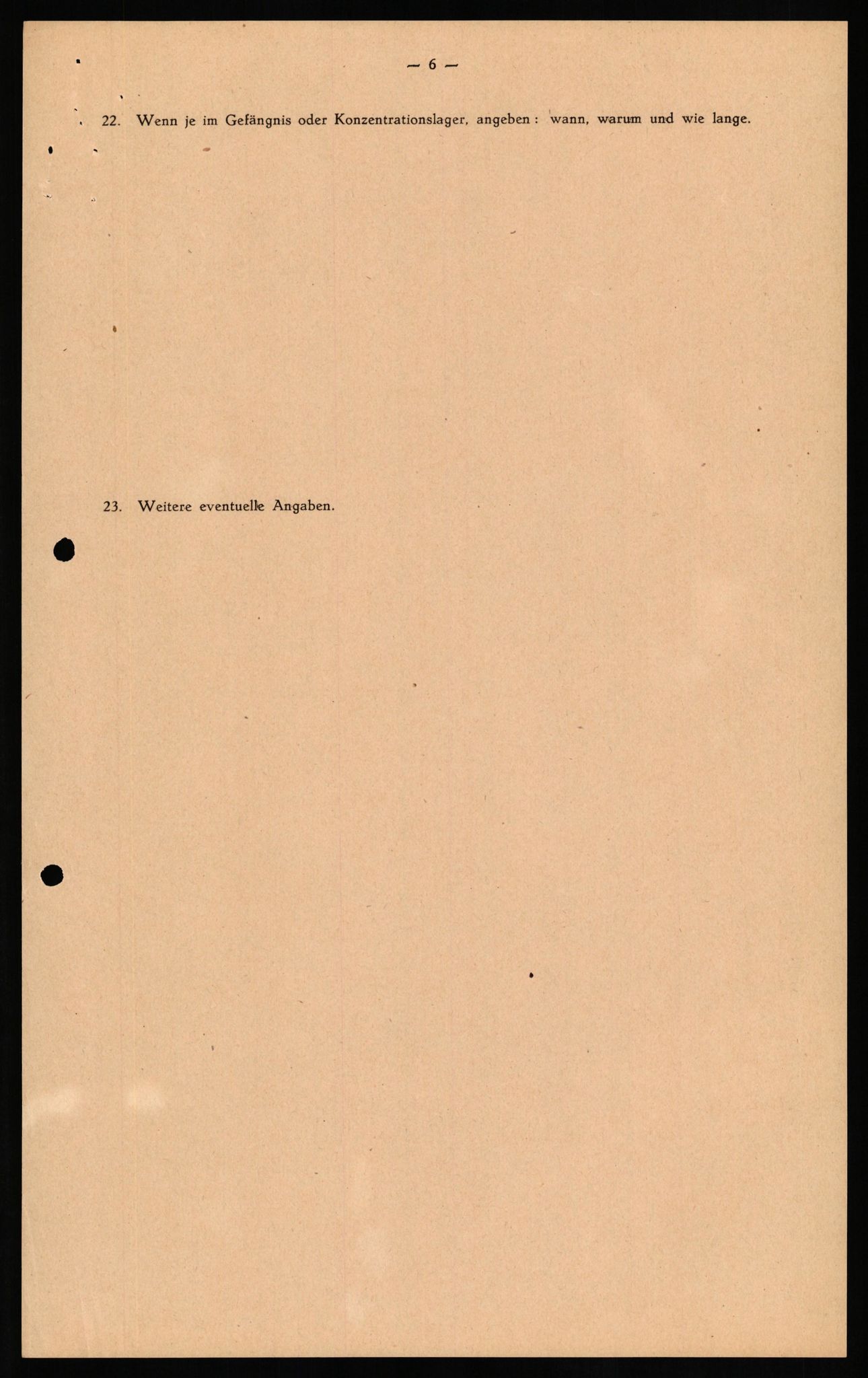 Forsvaret, Forsvarets overkommando II, RA/RAFA-3915/D/Db/L0021: CI Questionaires. Tyske okkupasjonsstyrker i Norge. Tyskere., 1945-1946, p. 144