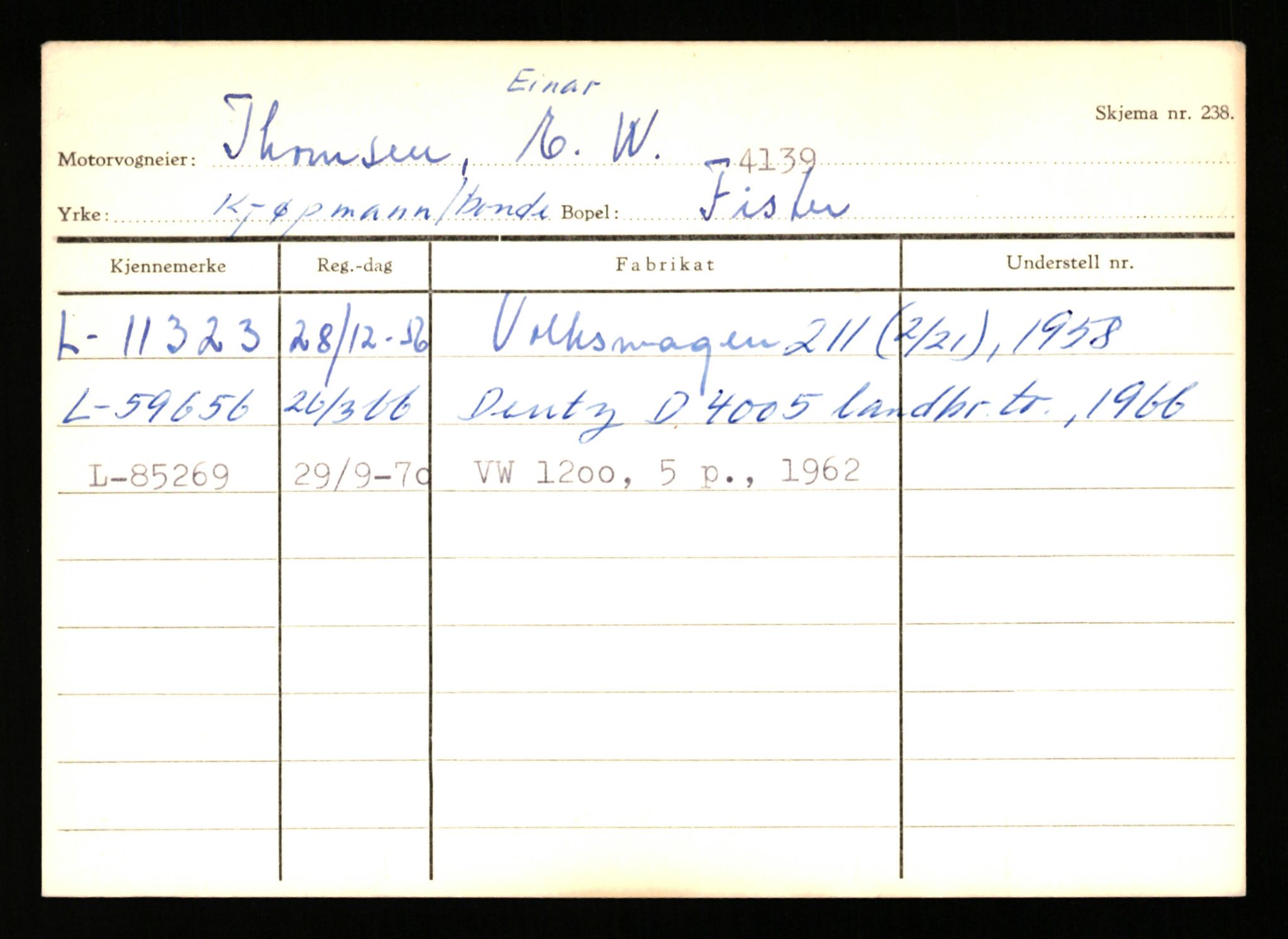 Stavanger trafikkstasjon, AV/SAST-A-101942/0/H/L0038: Sørbø - Tjeltveit, 1930-1971, p. 2223