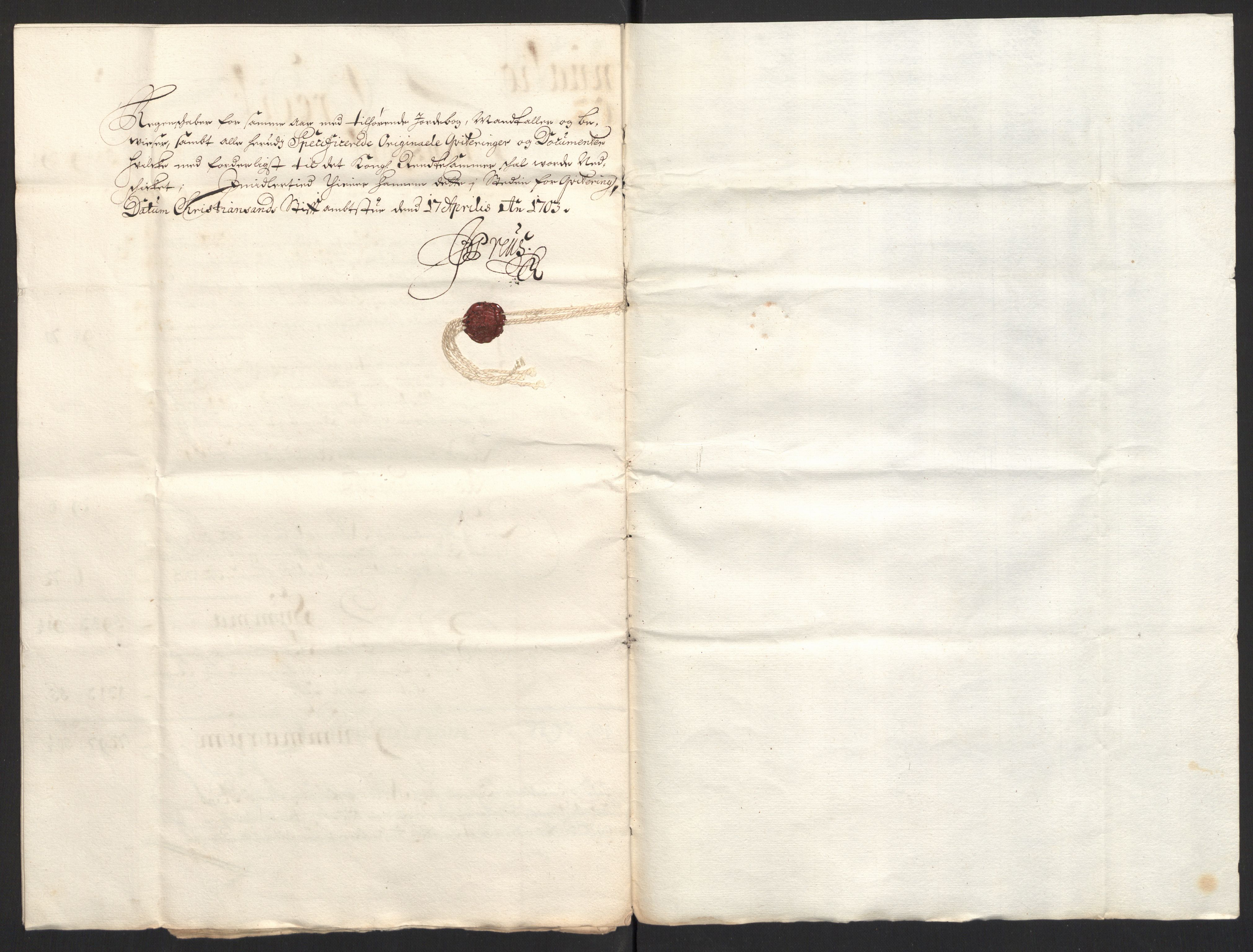 Rentekammeret inntil 1814, Reviderte regnskaper, Fogderegnskap, AV/RA-EA-4092/R39/L2316: Fogderegnskap Nedenes, 1702-1703, p. 19