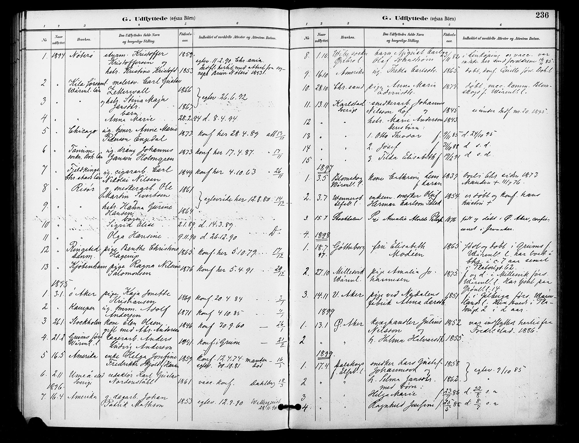 Grønland prestekontor Kirkebøker, AV/SAO-A-10848/F/Fa/L0011: Parish register (official) no. 11, 1892-1907, p. 236