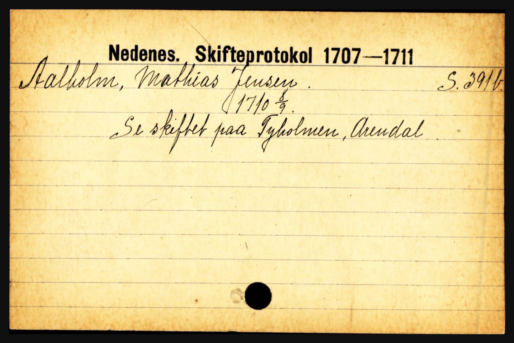 Nedenes sorenskriveri før 1824, AV/SAK-1221-0007/H, p. 34757