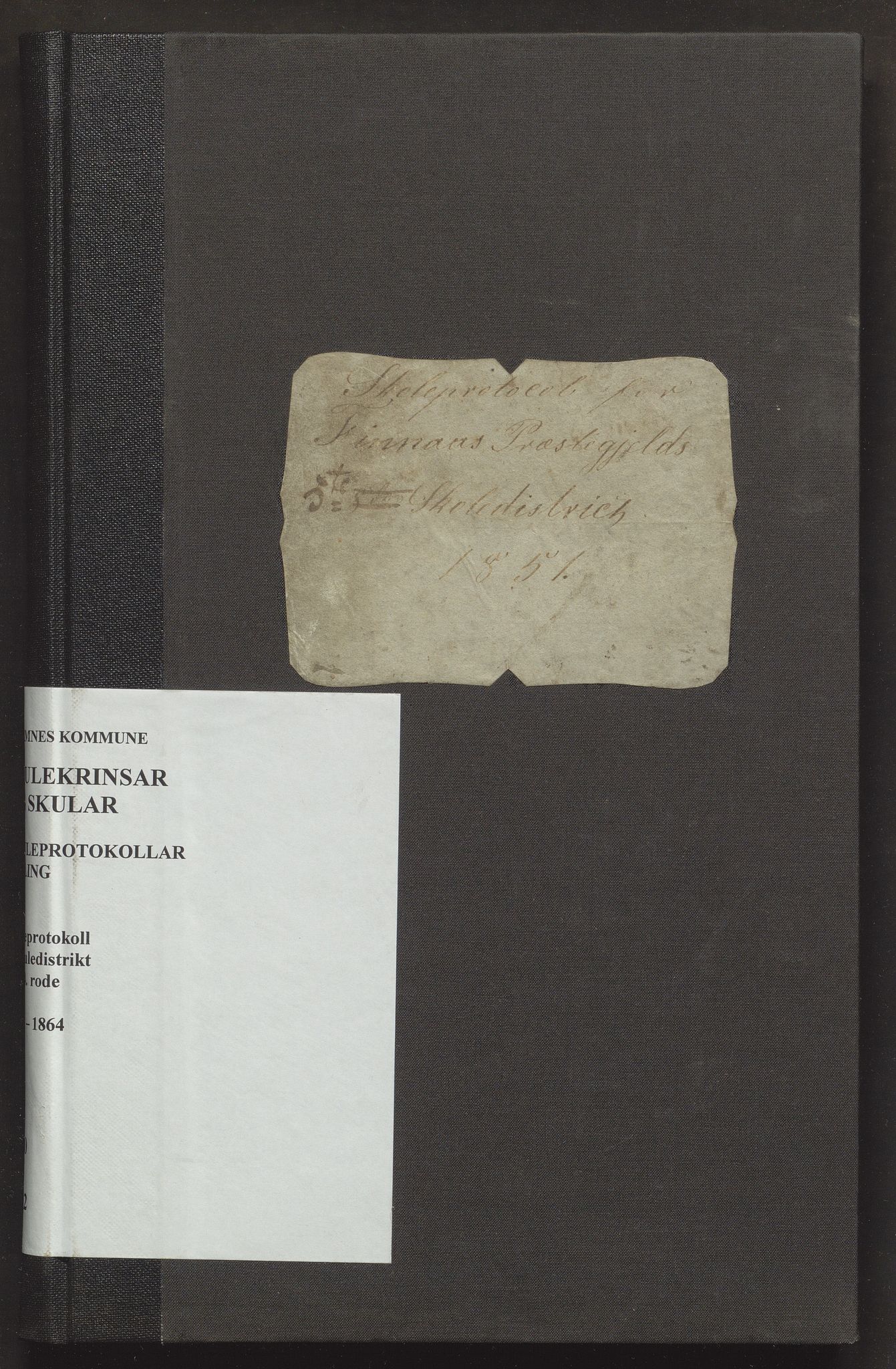 Bremnes kommune. Barneskulane, IKAH/1220-231/F/Fd/L0002: Skuleprotokoll for 5. skuledistrikt 1. – 4. rode, 1851-1864