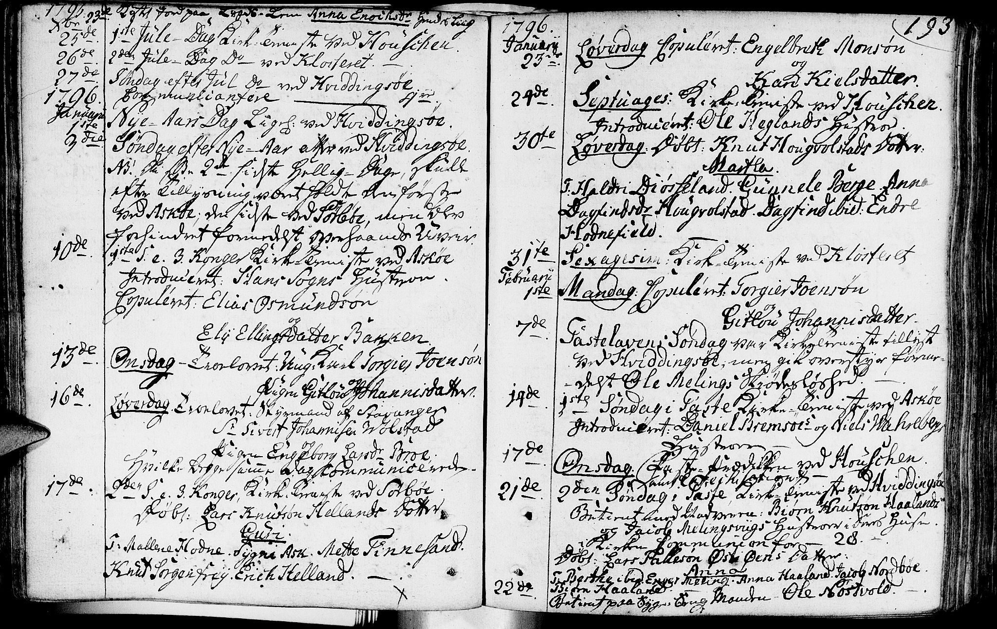 Rennesøy sokneprestkontor, SAST/A -101827/H/Ha/Haa/L0003: Parish register (official) no. A 3, 1772-1815, p. 193