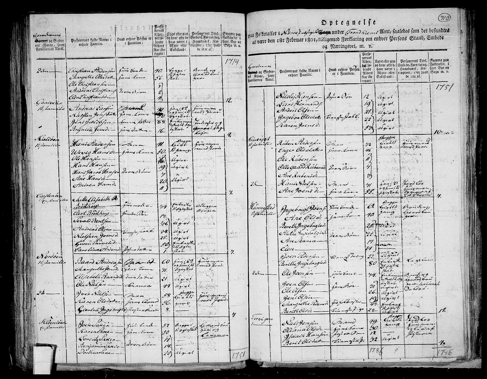 RA, 1801 census for 1751P Nærøy, 1801, p. 709b-710a