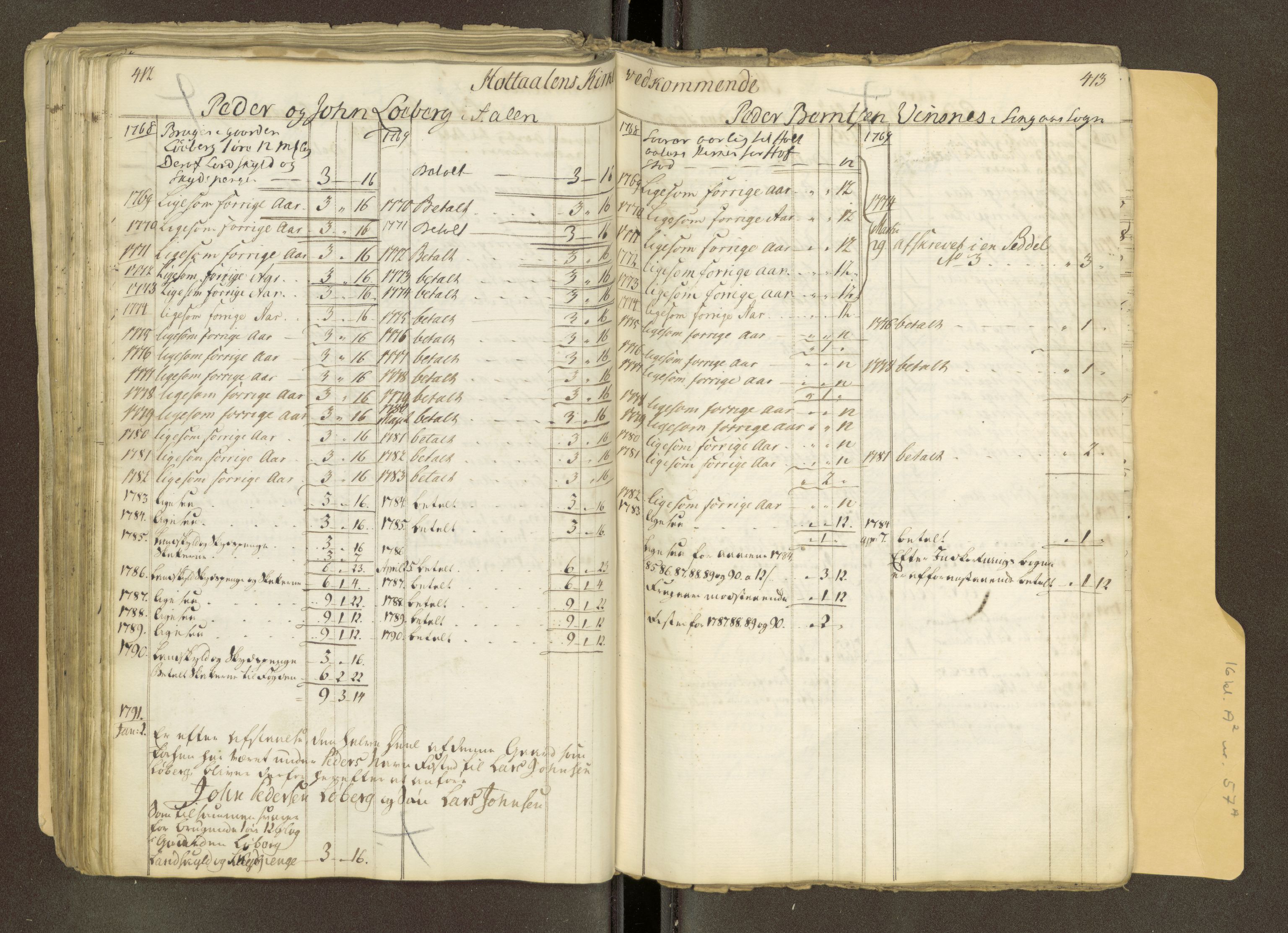 Røros kobberverk, AV/SAT-PA-0211/1/16/16A2/L0018: Jordegodset i det hele vedkommende, 1739-1828, p. 223