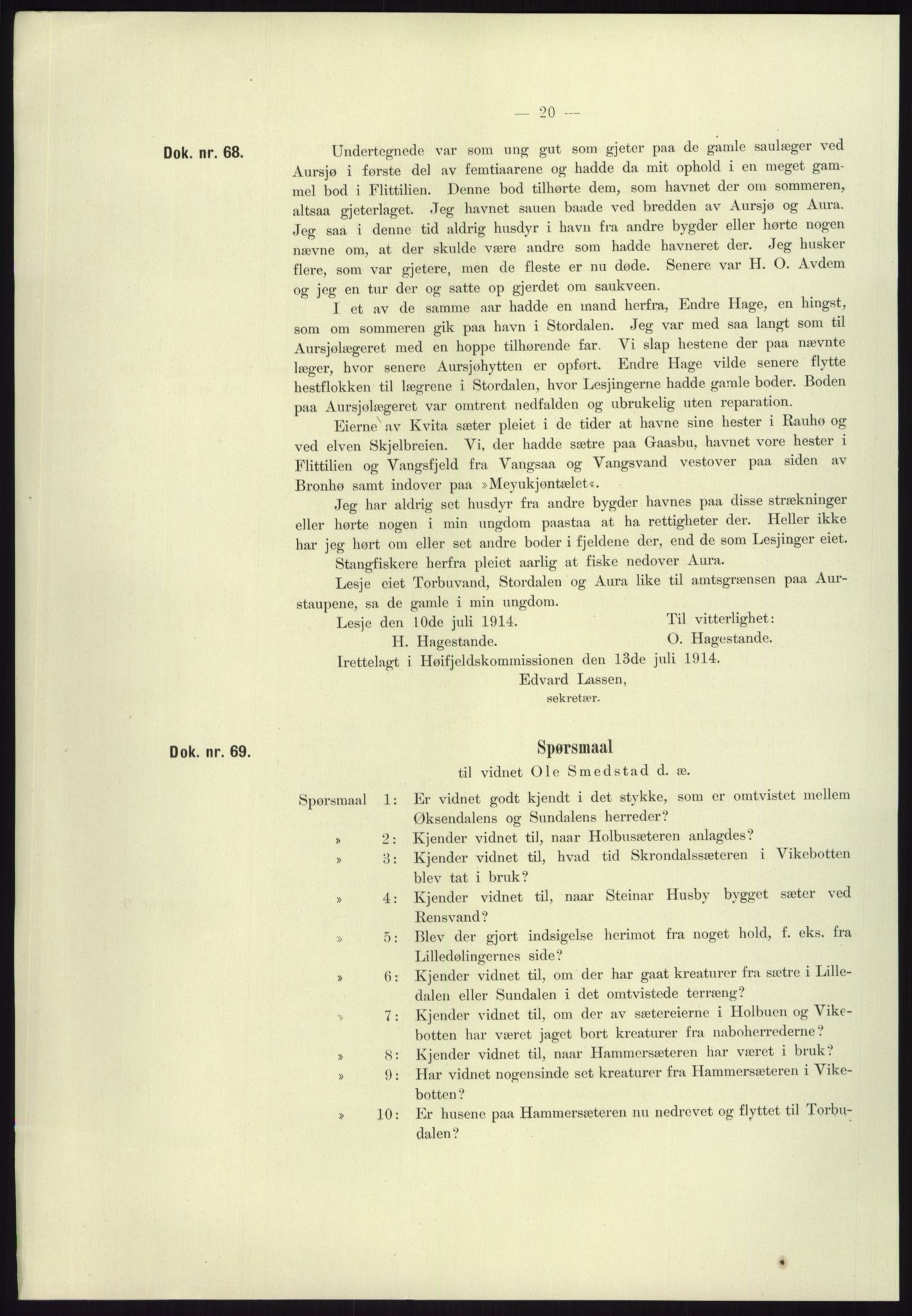 Høyfjellskommisjonen, AV/RA-S-1546/X/Xa/L0001: Nr. 1-33, 1909-1953, p. 2021