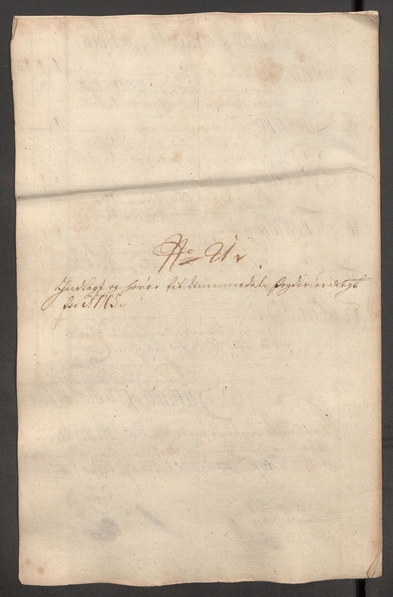 Rentekammeret inntil 1814, Reviderte regnskaper, Fogderegnskap, AV/RA-EA-4092/R64/L4429: Fogderegnskap Namdal, 1705-1706, p. 167