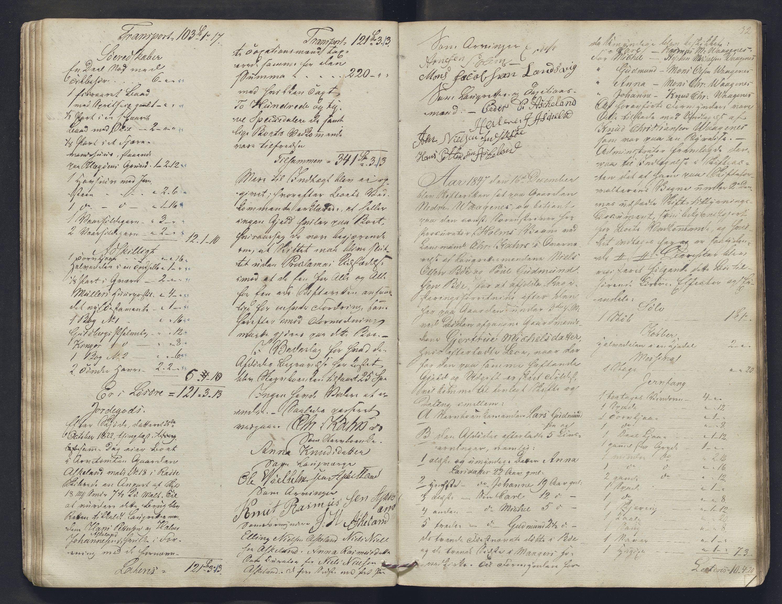 Nordhordland sorenskrivar, SAB/A-2901/1/H/Hb/L0017: Registreringsprotokollar, 1846-1852, p. 32