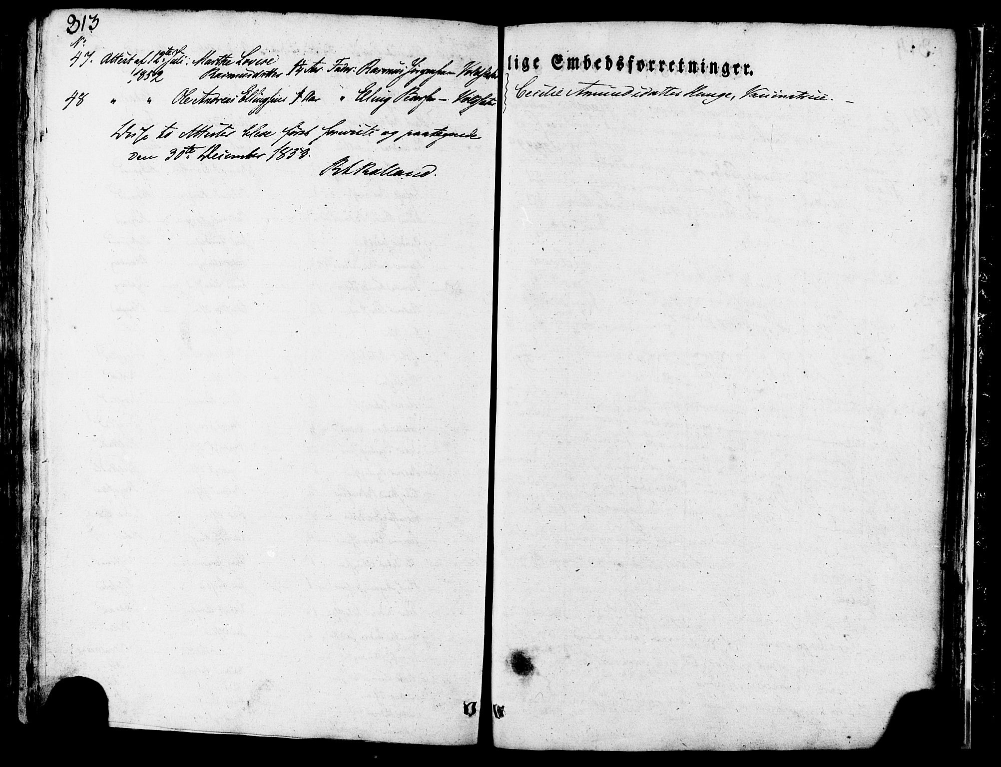 Ministerialprotokoller, klokkerbøker og fødselsregistre - Møre og Romsdal, AV/SAT-A-1454/517/L0221: Parish register (official) no. 517A01, 1827-1858, p. 313