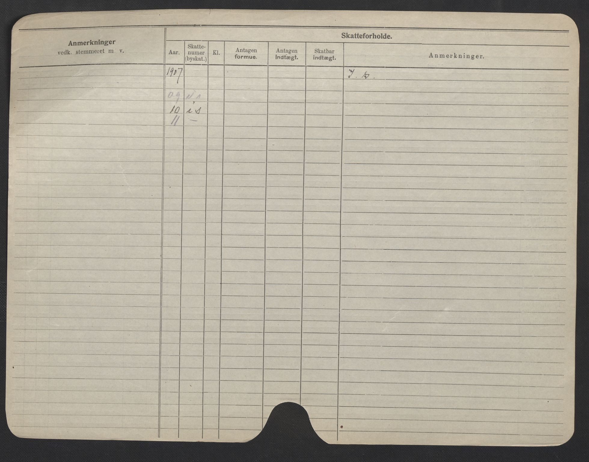 Oslo folkeregister, Registerkort, AV/SAO-A-11715/F/Fa/Fac/L0006: Menn, 1906-1914, p. 172b