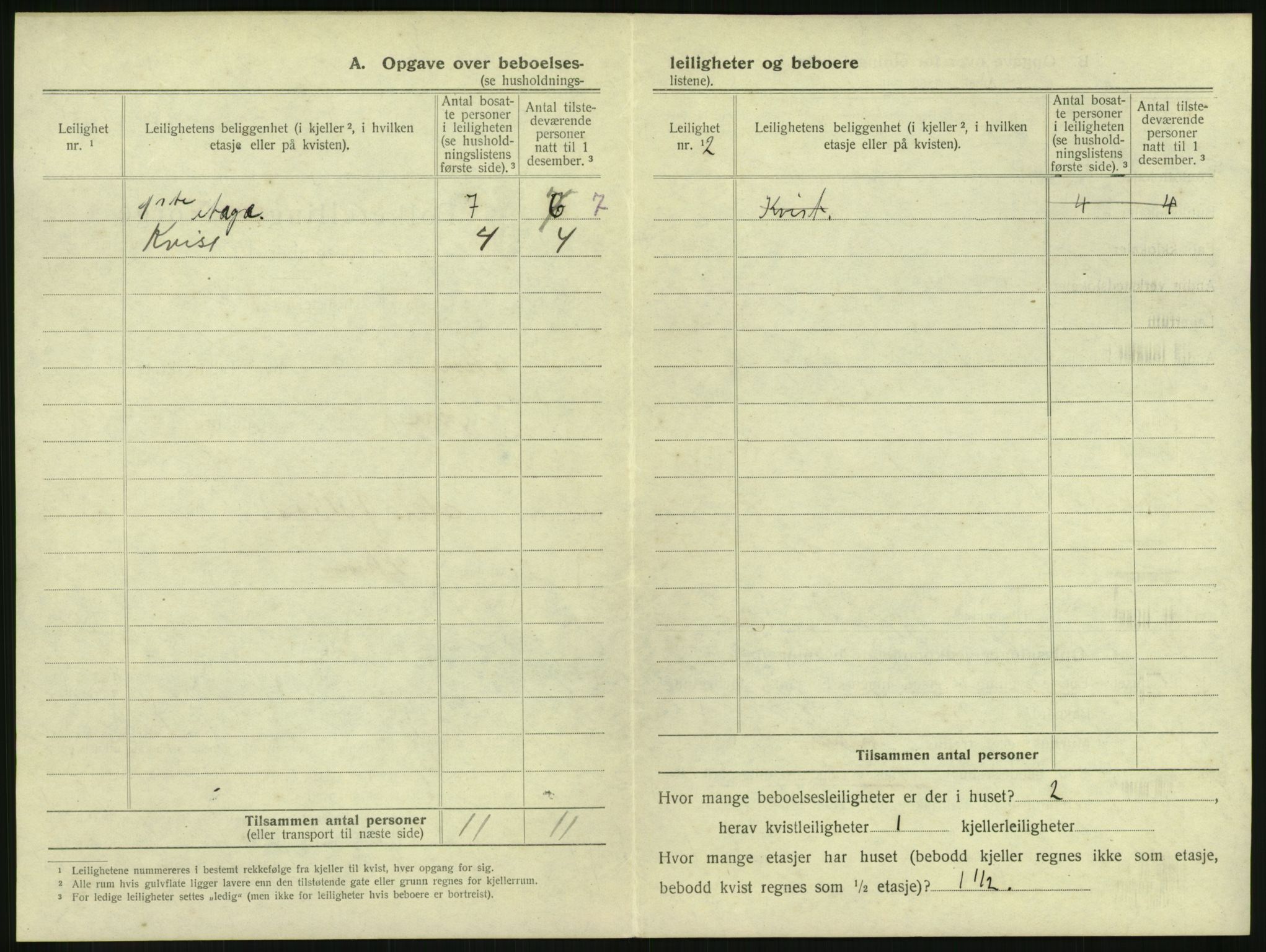 SAH, 1920 census for Lillehammer, 1920, p. 361