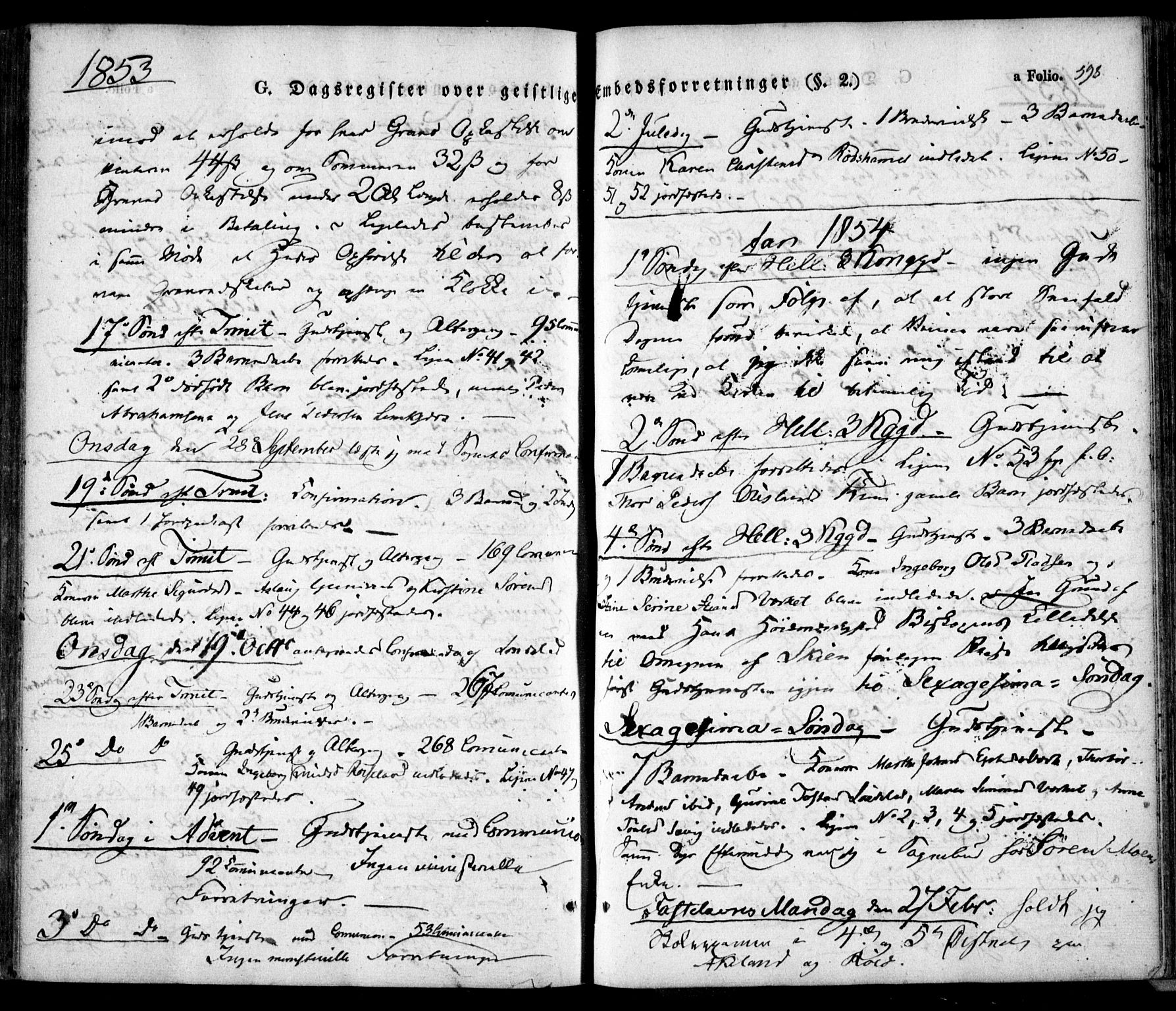 Søndeled sokneprestkontor, SAK/1111-0038/F/Fa/L0002: Parish register (official) no. A 2, 1839-1860, p. 598