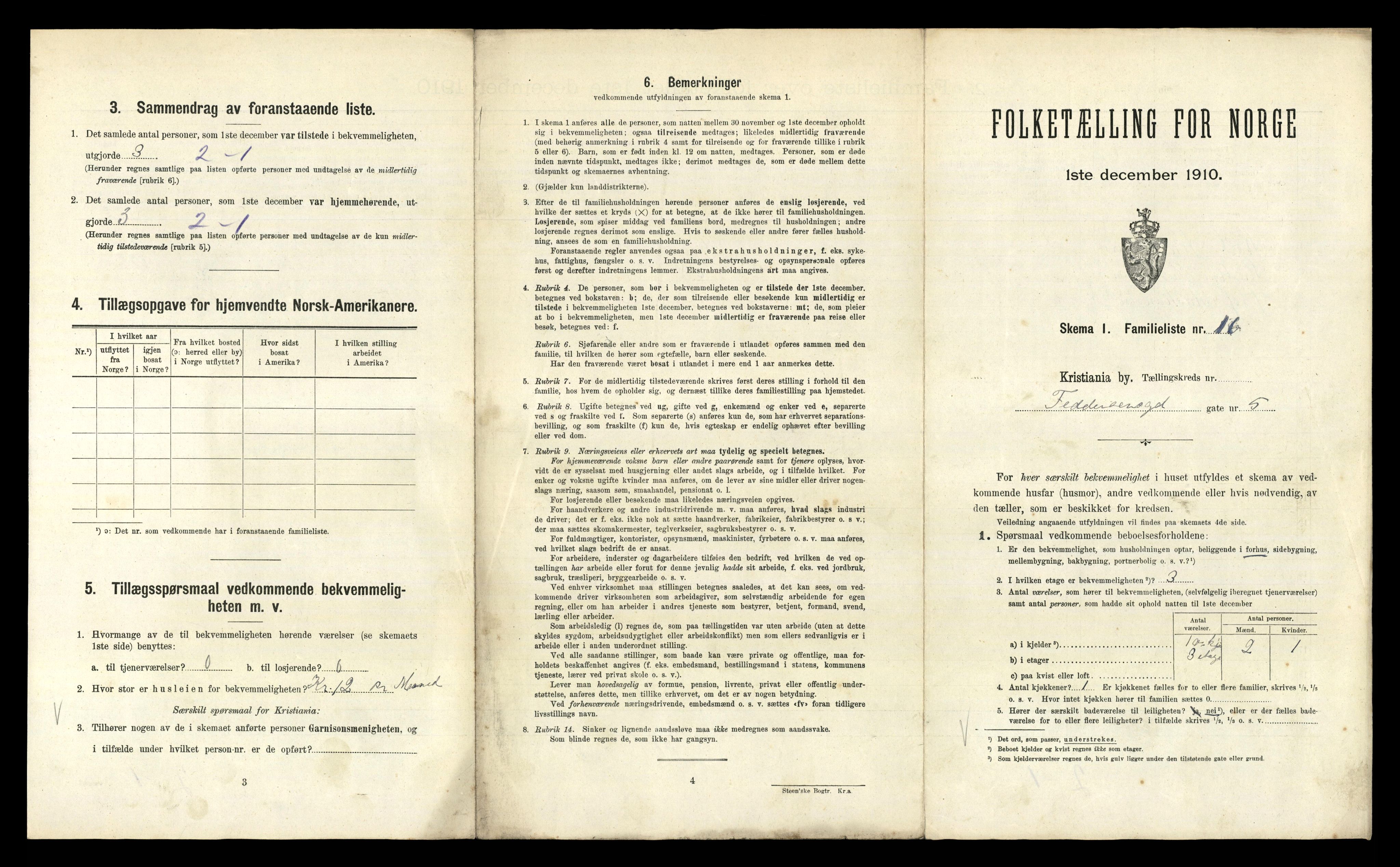 RA, 1910 census for Kristiania, 1910, p. 23763