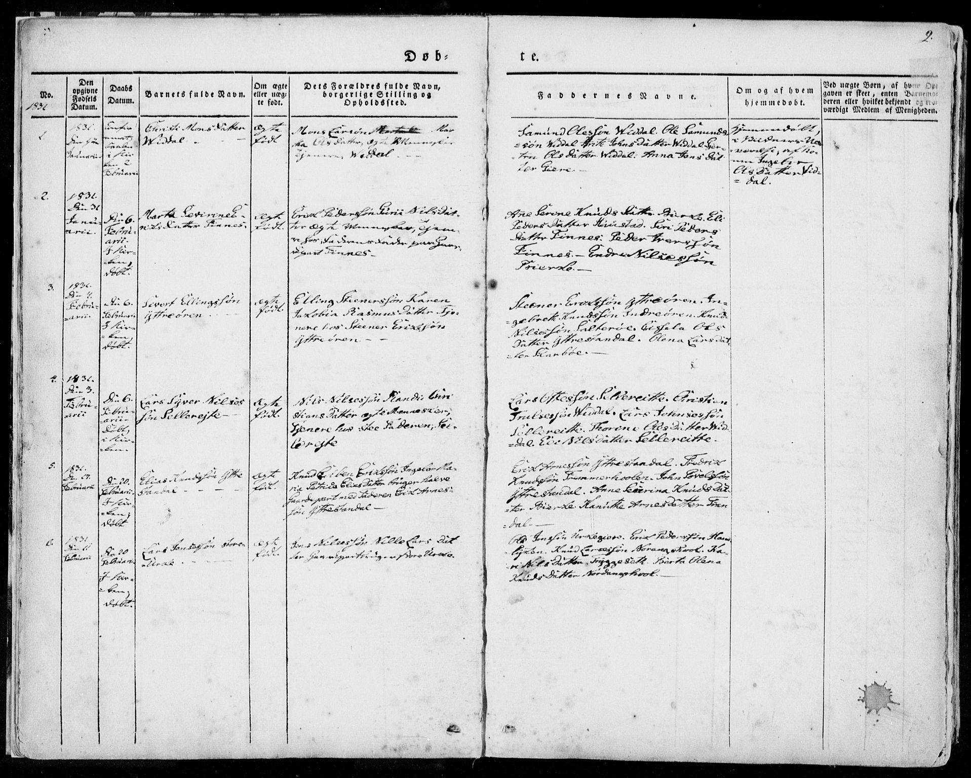 Ministerialprotokoller, klokkerbøker og fødselsregistre - Møre og Romsdal, AV/SAT-A-1454/515/L0208: Parish register (official) no. 515A04, 1830-1846, p. 9