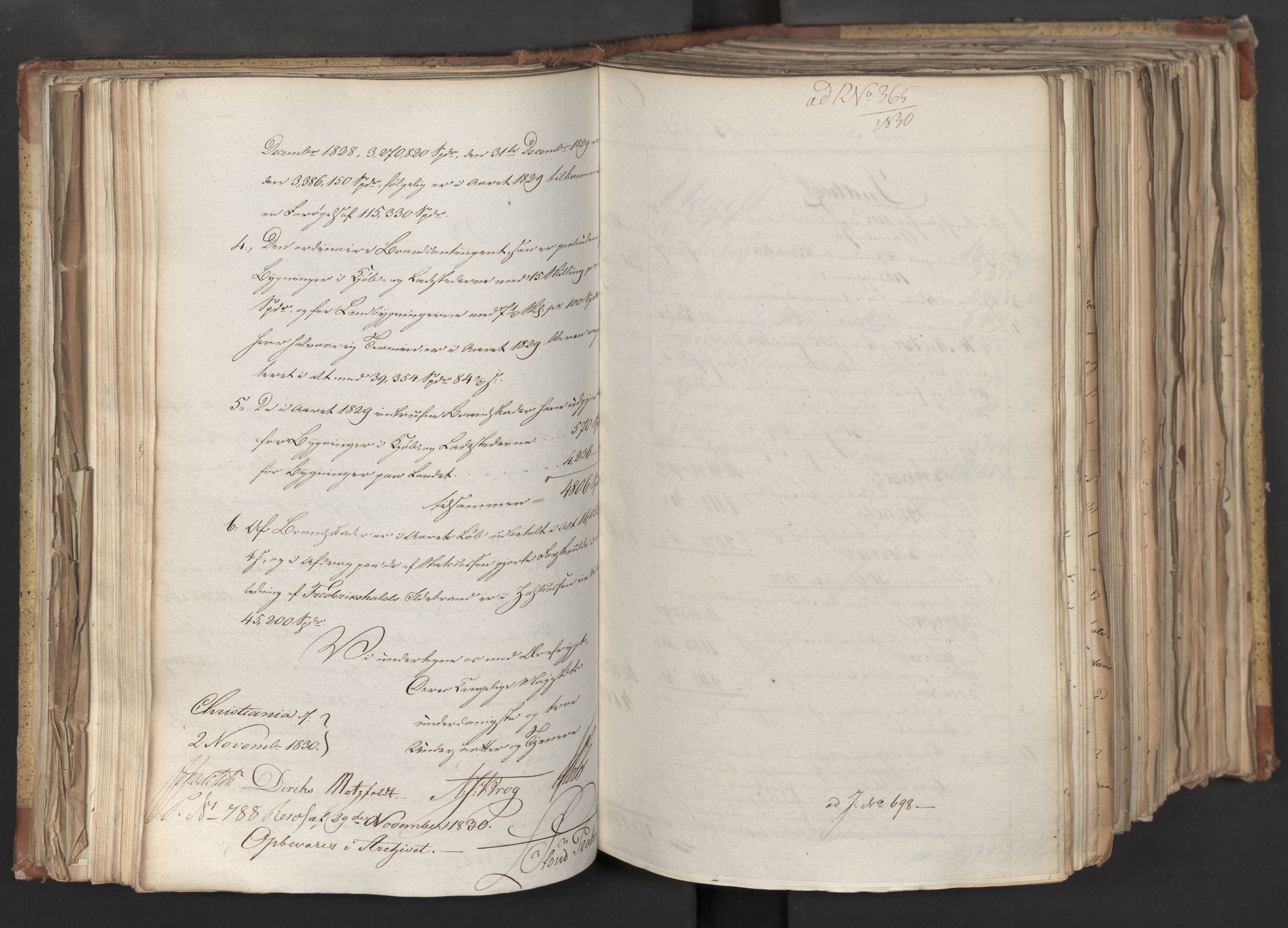 Statsrådsavdelingen i Stockholm, AV/RA-S-1003/D/Da/L0068: Regjeringsinnstillinger nr. 660-876, 1830, p. 143