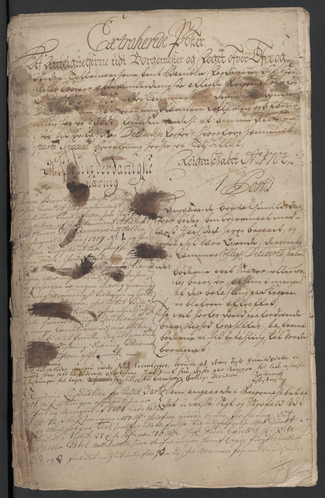 Rentekammeret inntil 1814, Reviderte regnskaper, Fogderegnskap, AV/RA-EA-4092/R36/L2115: Fogderegnskap Øvre og Nedre Telemark og Bamble, 1705, p. 145