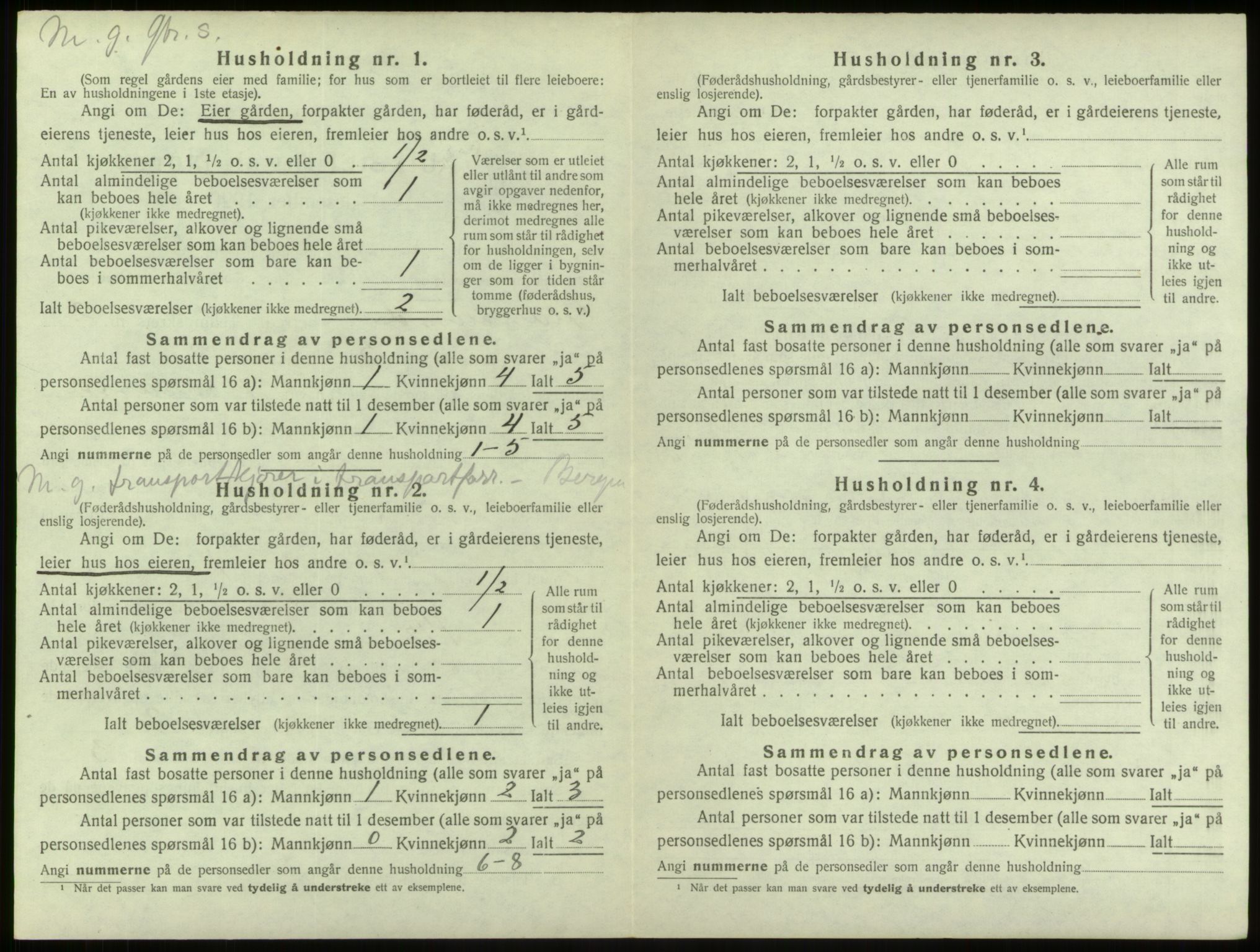 SAB, 1920 census for Alversund, 1920, p. 128