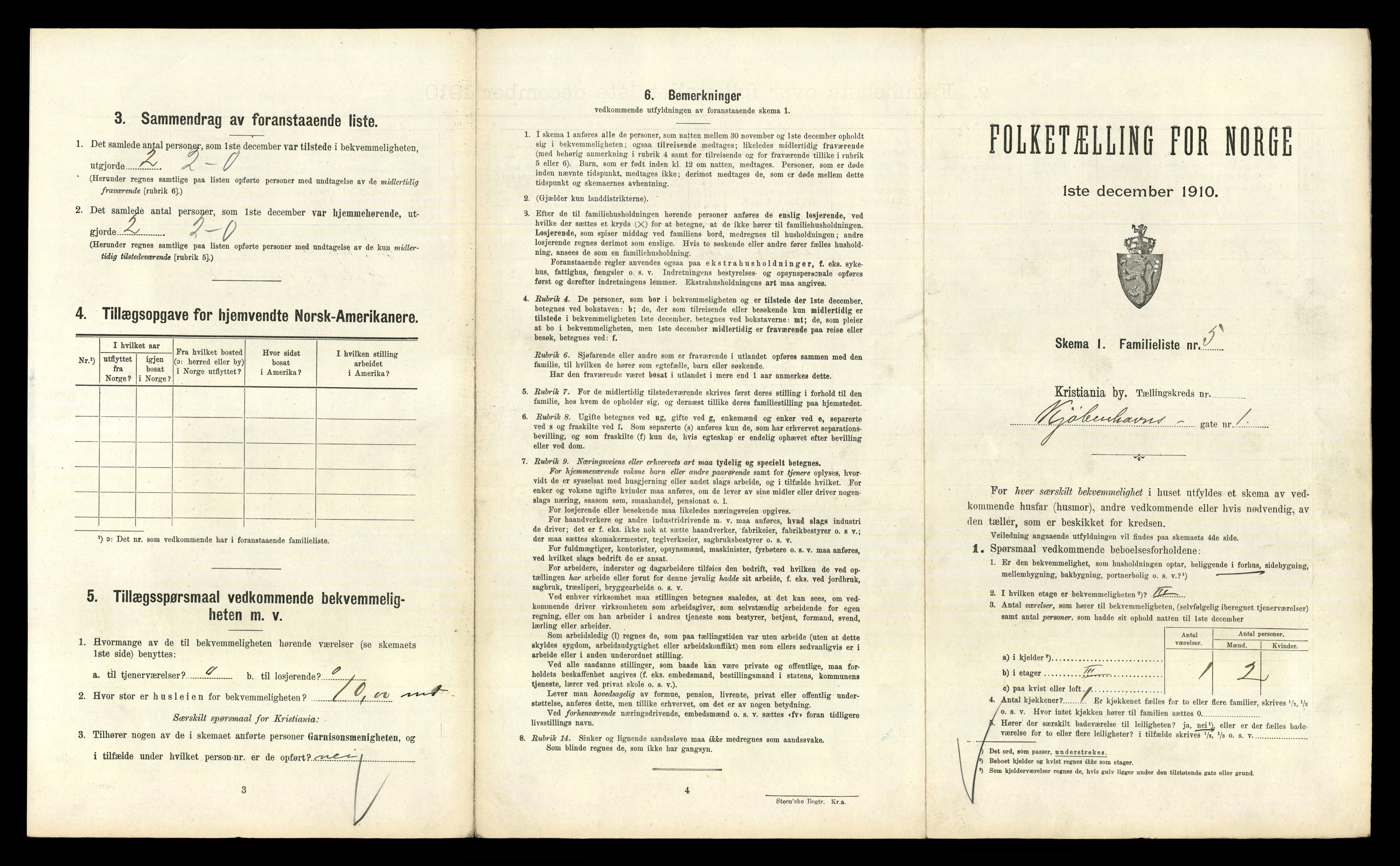 RA, 1910 census for Kristiania, 1910, p. 50127