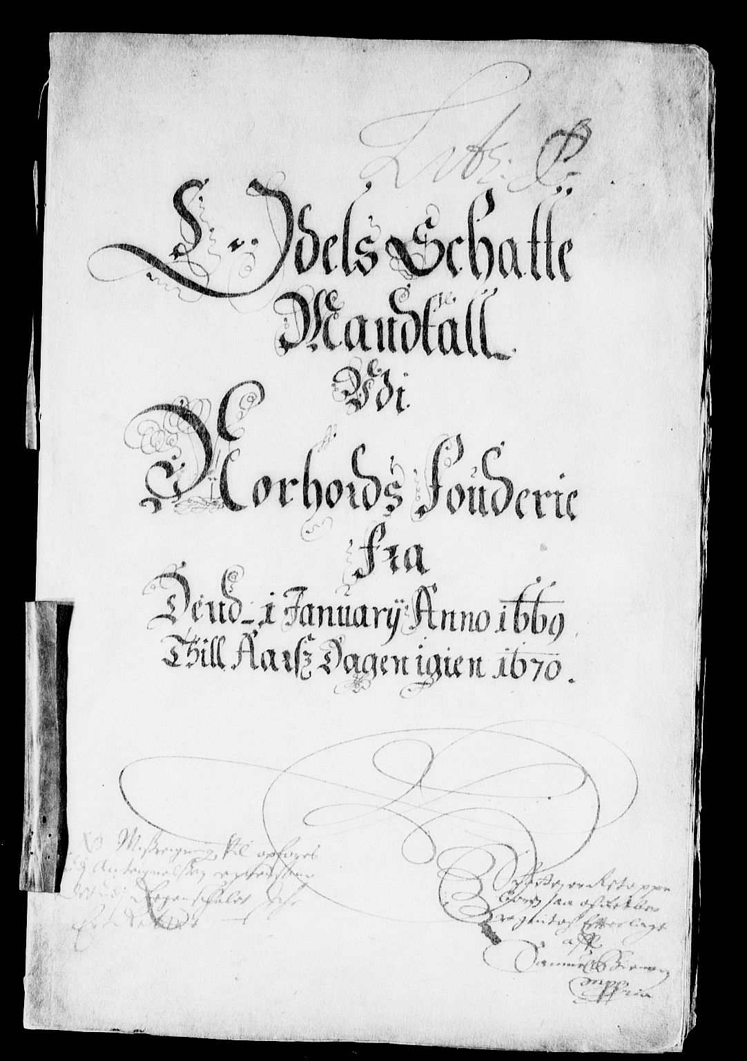 Rentekammeret inntil 1814, Reviderte regnskaper, Stiftamtstueregnskaper, Bergen stiftamt, RA/EA-6043/R/Rc/L0030: Bergen stiftamt, 1669