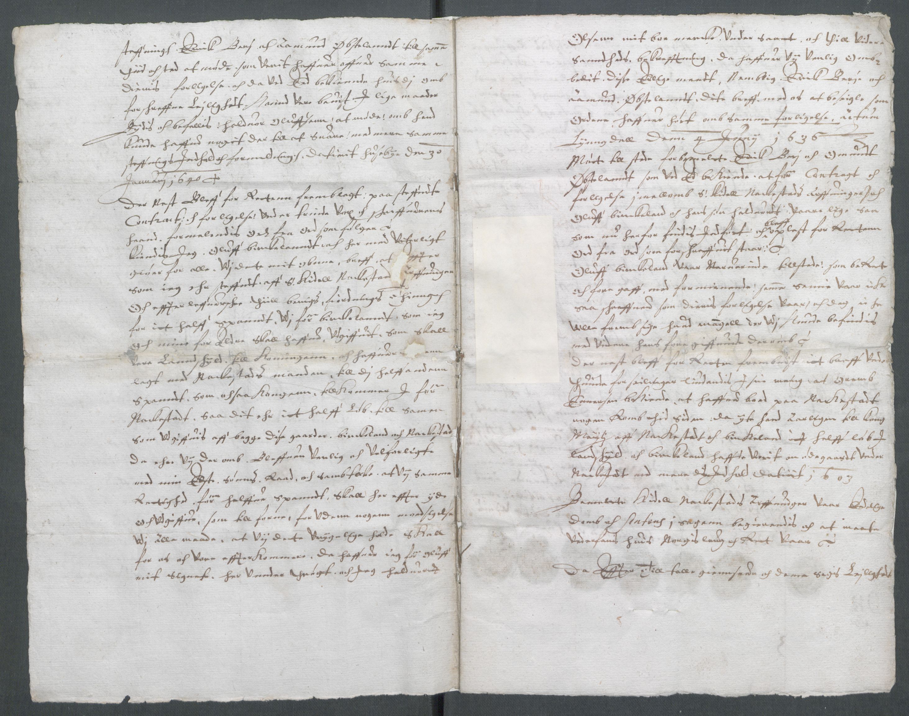 Riksarkivets diplomsamling, AV/RA-EA-5965/F02/L0153: Dokumenter, 1640, p. 22