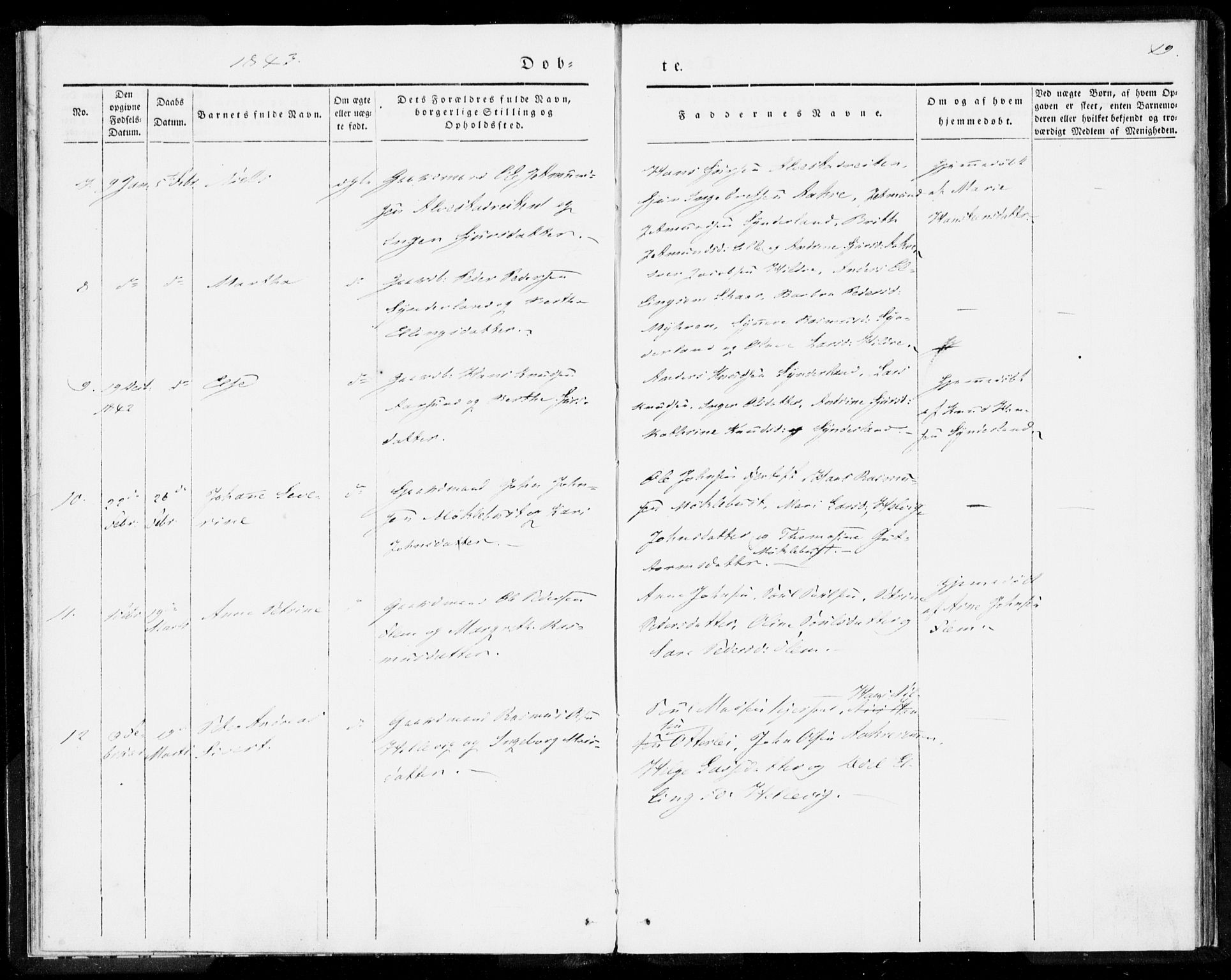 Ministerialprotokoller, klokkerbøker og fødselsregistre - Møre og Romsdal, AV/SAT-A-1454/536/L0496: Parish register (official) no. 536A05, 1840-1847, p. 19