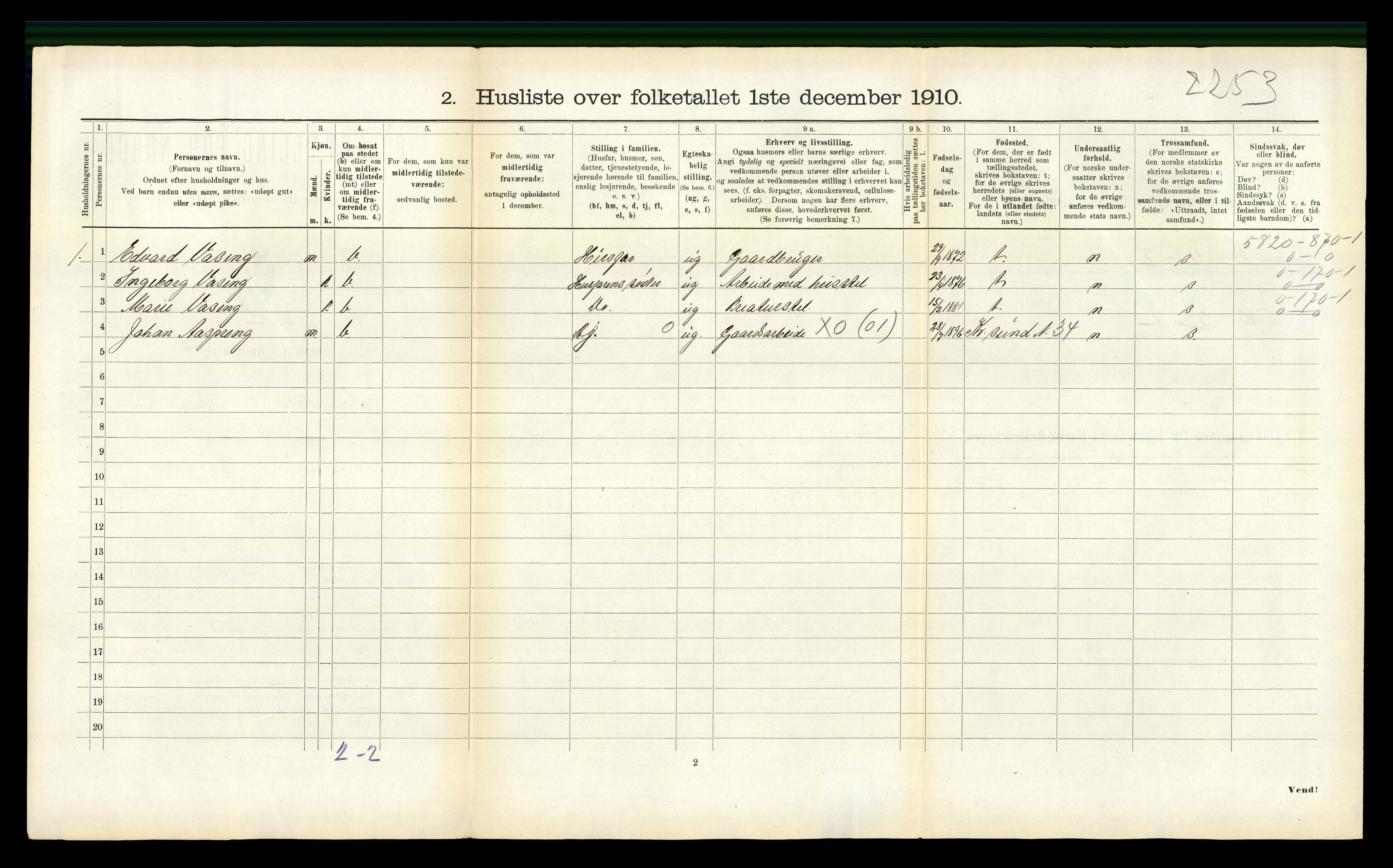 RA, 1910 census for Surnadal, 1910, p. 788