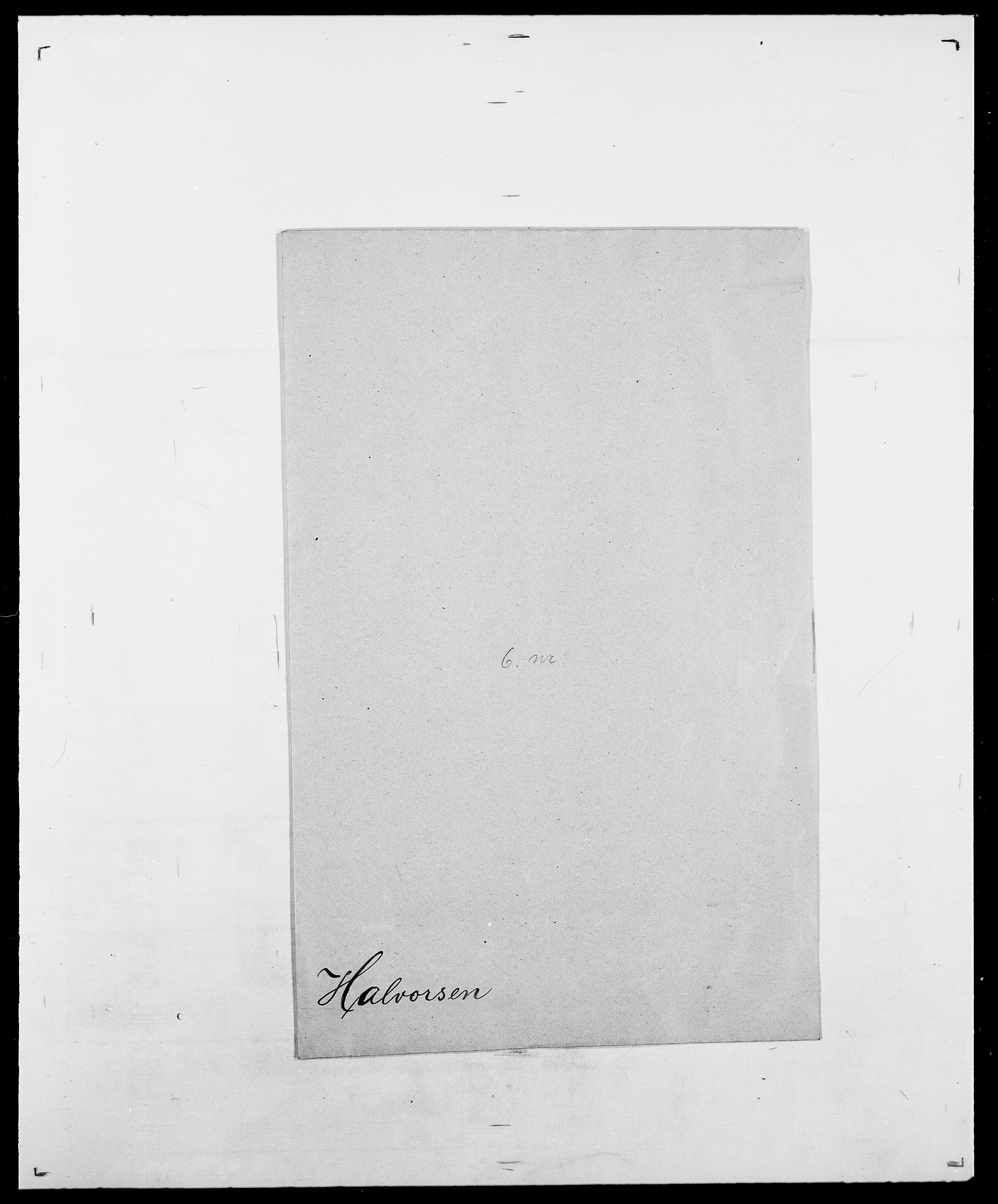 Delgobe, Charles Antoine - samling, SAO/PAO-0038/D/Da/L0015: Grodtshilling - Halvorsæth, p. 832