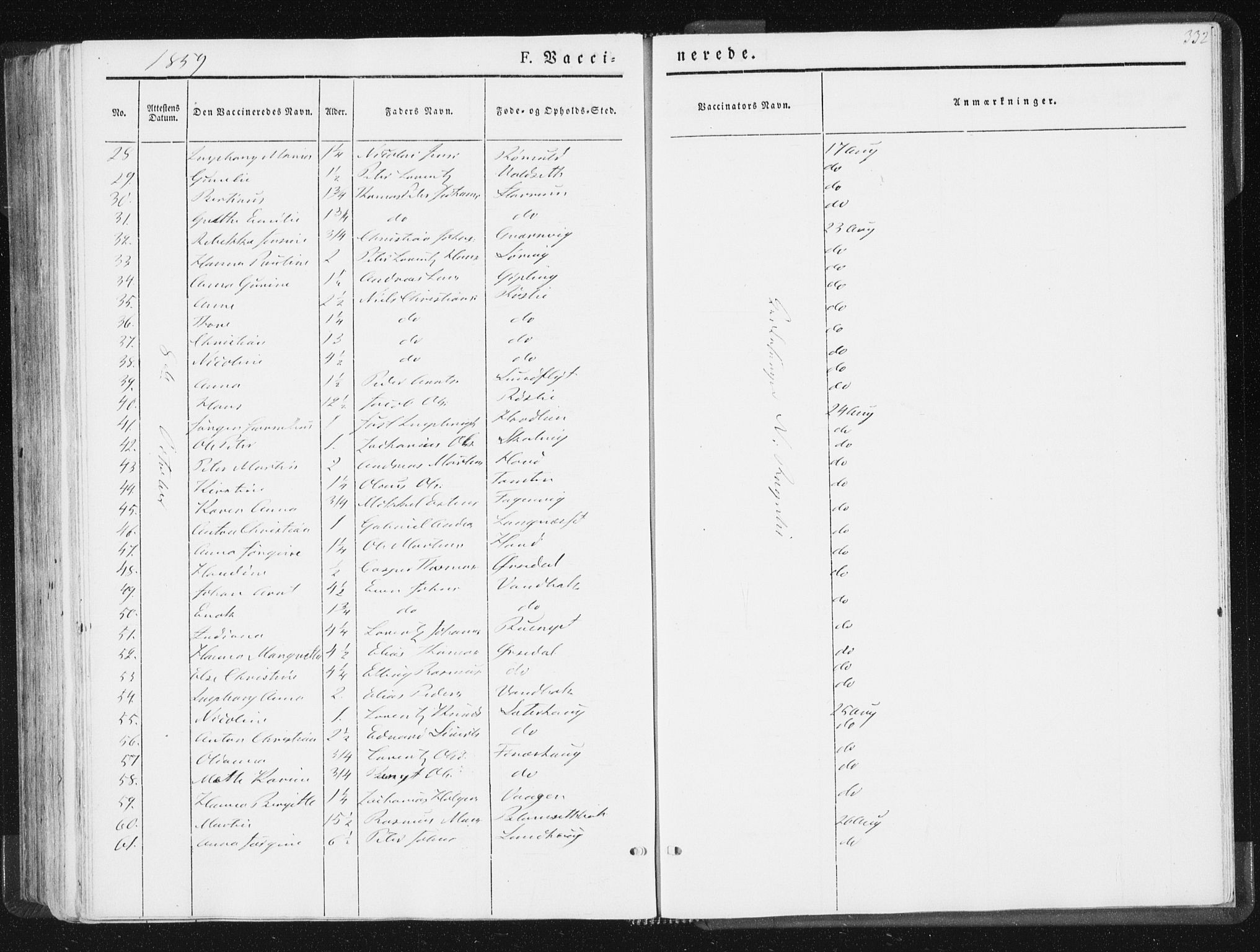 Ministerialprotokoller, klokkerbøker og fødselsregistre - Nord-Trøndelag, SAT/A-1458/744/L0418: Parish register (official) no. 744A02, 1843-1866, p. 332