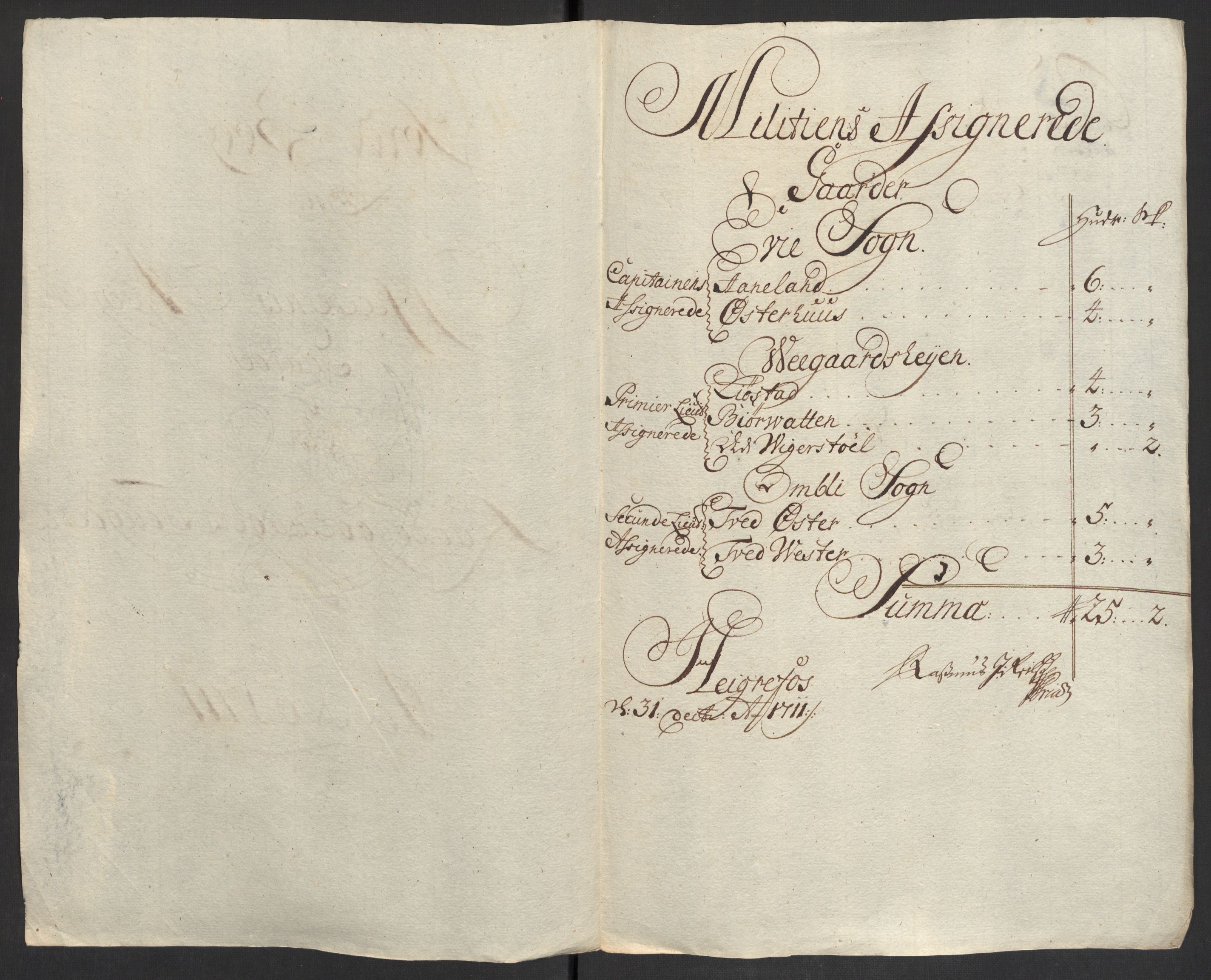 Rentekammeret inntil 1814, Reviderte regnskaper, Fogderegnskap, AV/RA-EA-4092/R40/L2449: Fogderegnskap Råbyggelag, 1709-1711, p. 292