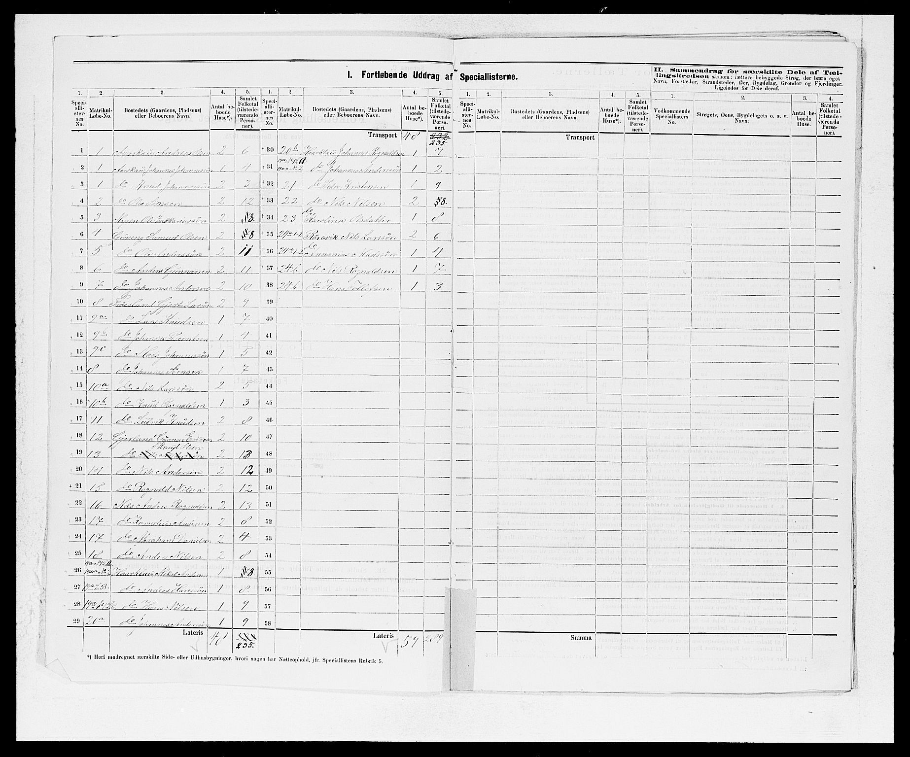 SAB, 1875 census for 1432P Førde, 1875, p. 3