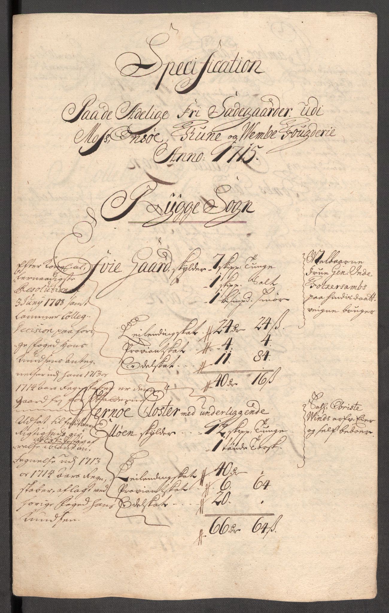 Rentekammeret inntil 1814, Reviderte regnskaper, Fogderegnskap, RA/EA-4092/R04/L0140: Fogderegnskap Moss, Onsøy, Tune, Veme og Åbygge, 1715-1716, p. 193