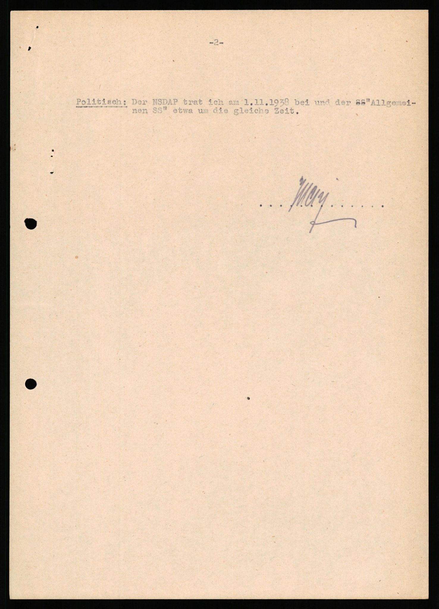 Forsvaret, Forsvarets overkommando II, AV/RA-RAFA-3915/D/Db/L0039: CI Questionaires. Tyske okkupasjonsstyrker i Norge. Østerrikere., 1945-1946, p. 394