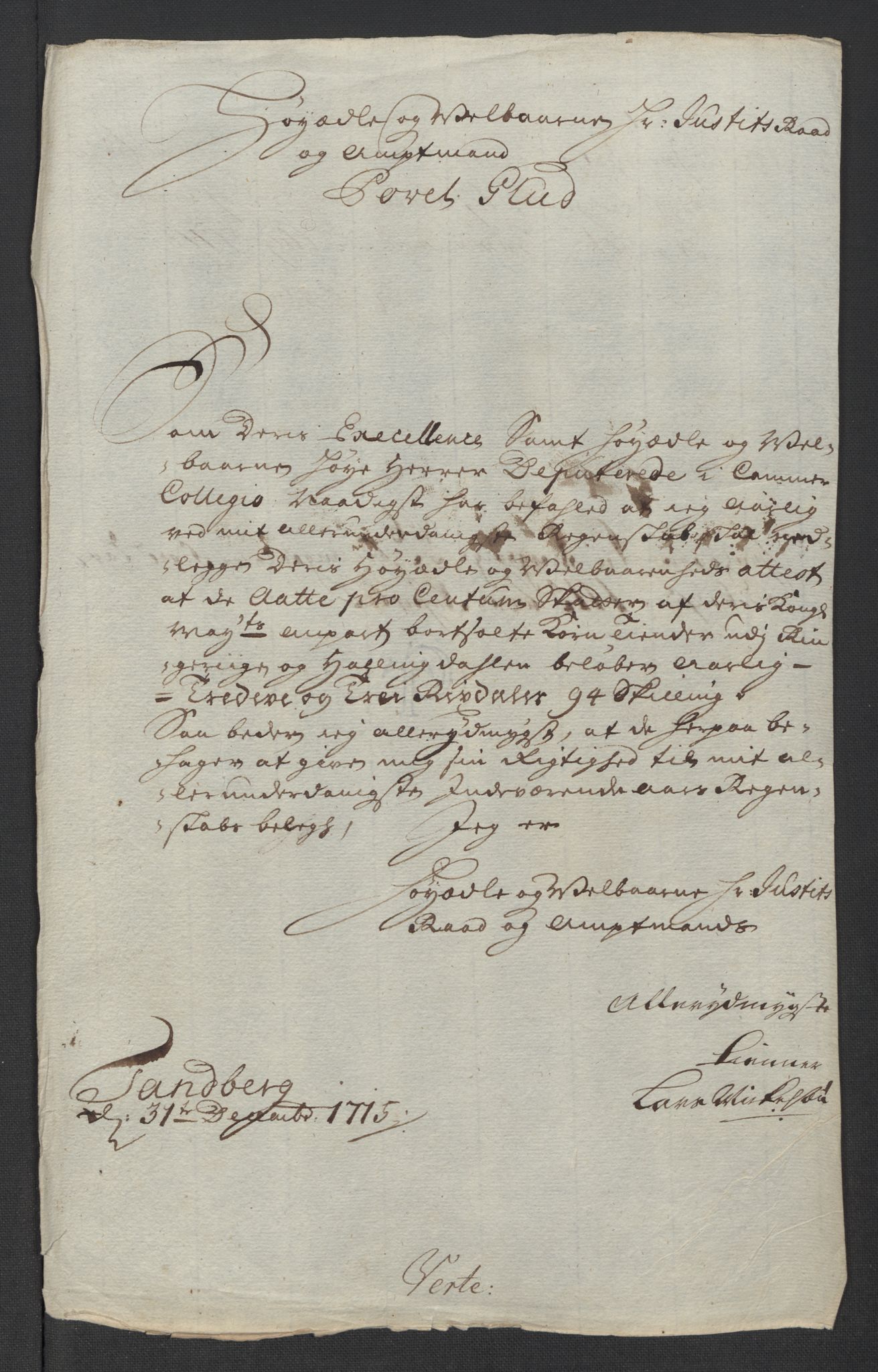 Rentekammeret inntil 1814, Reviderte regnskaper, Fogderegnskap, RA/EA-4092/R23/L1473: Fogderegnskap Ringerike og Hallingdal, 1715, p. 127