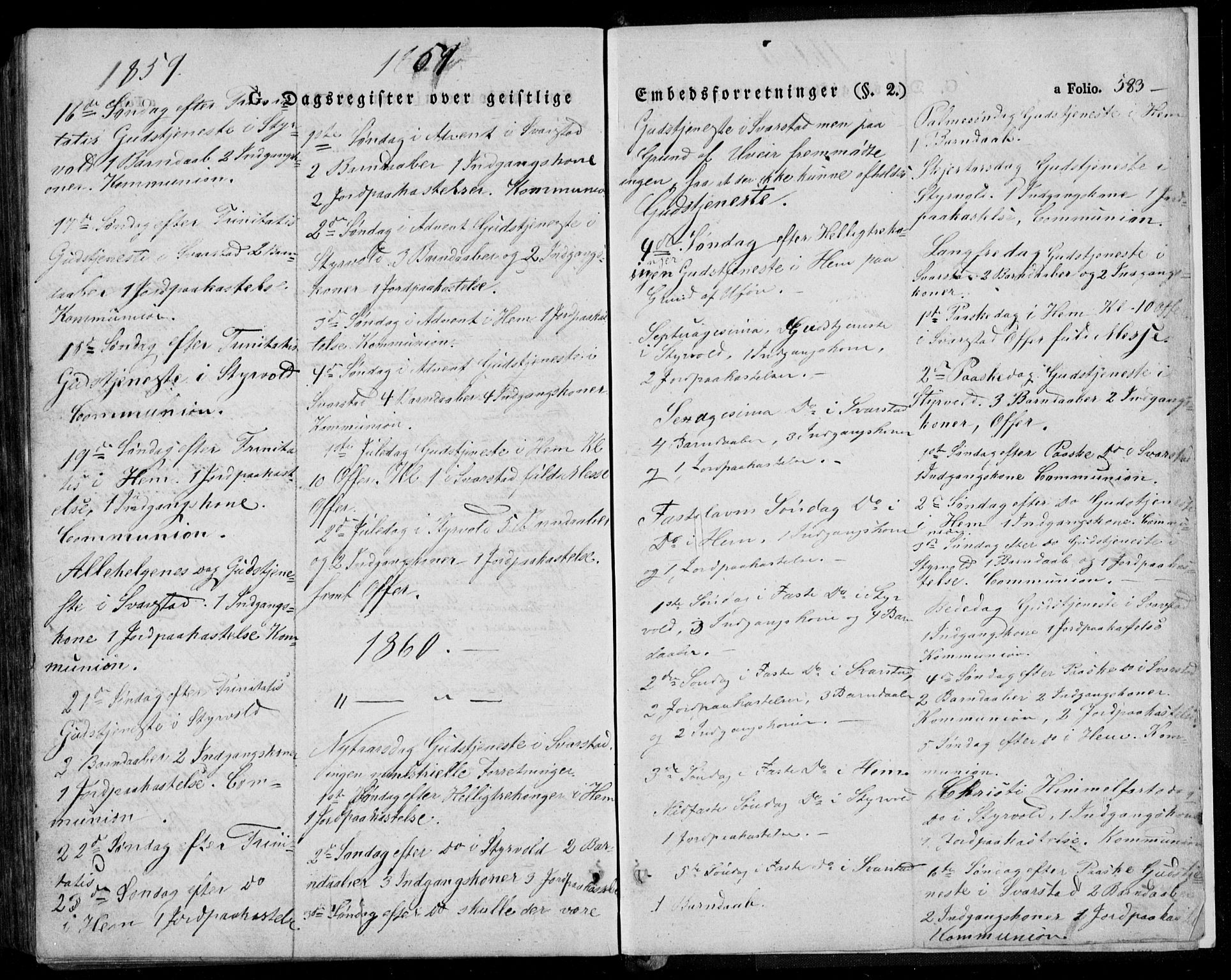 Lardal kirkebøker, AV/SAKO-A-350/F/Fa/L0006: Parish register (official) no. I 6, 1835-1860, p. 583