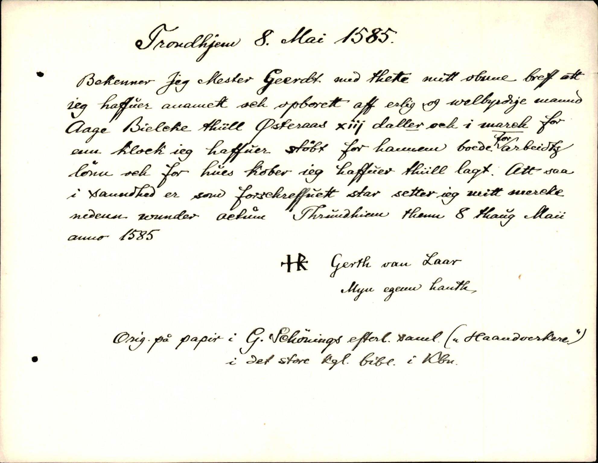 Riksarkivets diplomsamling, AV/RA-EA-5965/F35/F35d/L0001: Innlånte diplomer, seddelregister, 1316-1591, p. 565