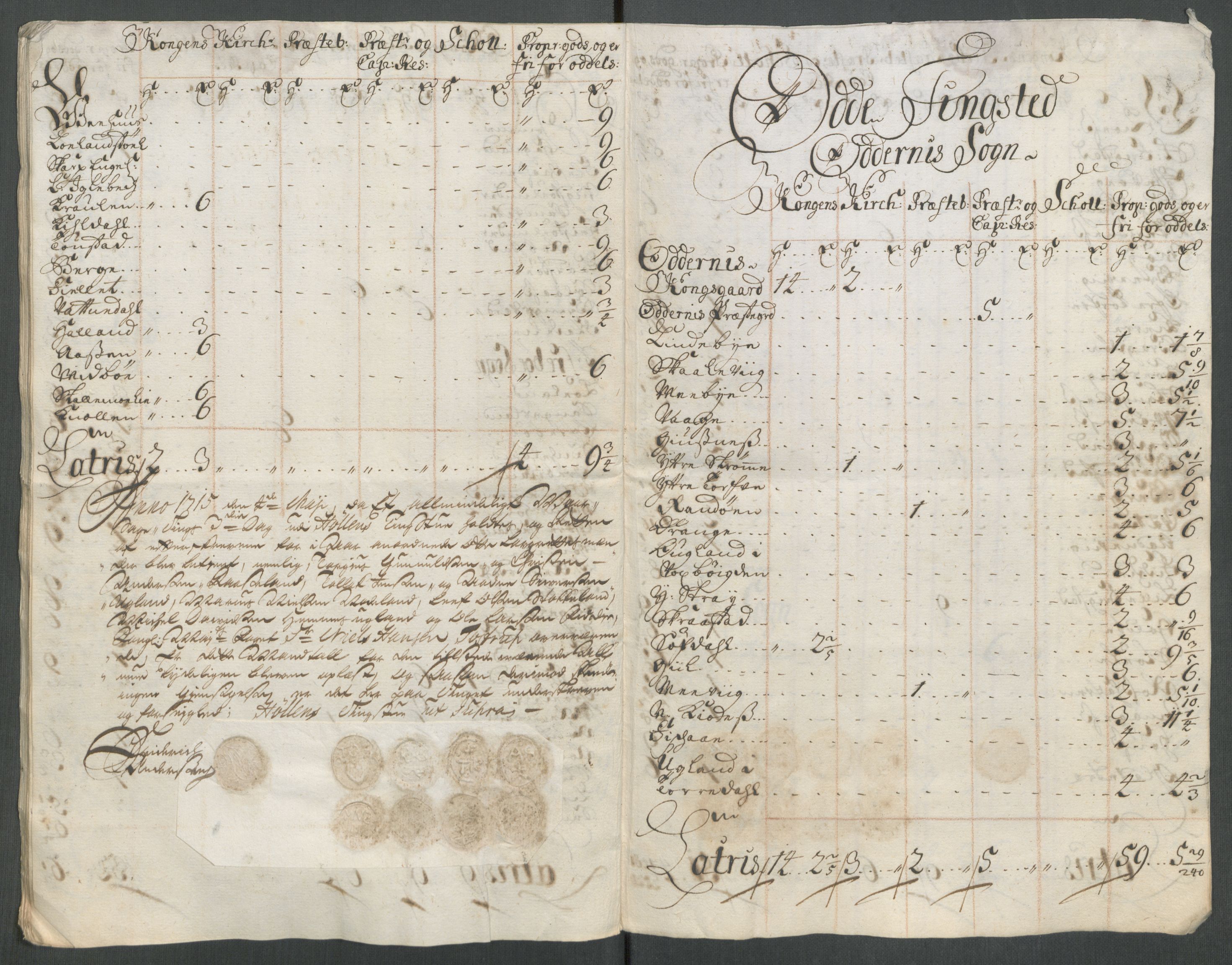 Rentekammeret inntil 1814, Reviderte regnskaper, Fogderegnskap, AV/RA-EA-4092/R43/L2558: Fogderegnskap Lista og Mandal, 1714, p. 203
