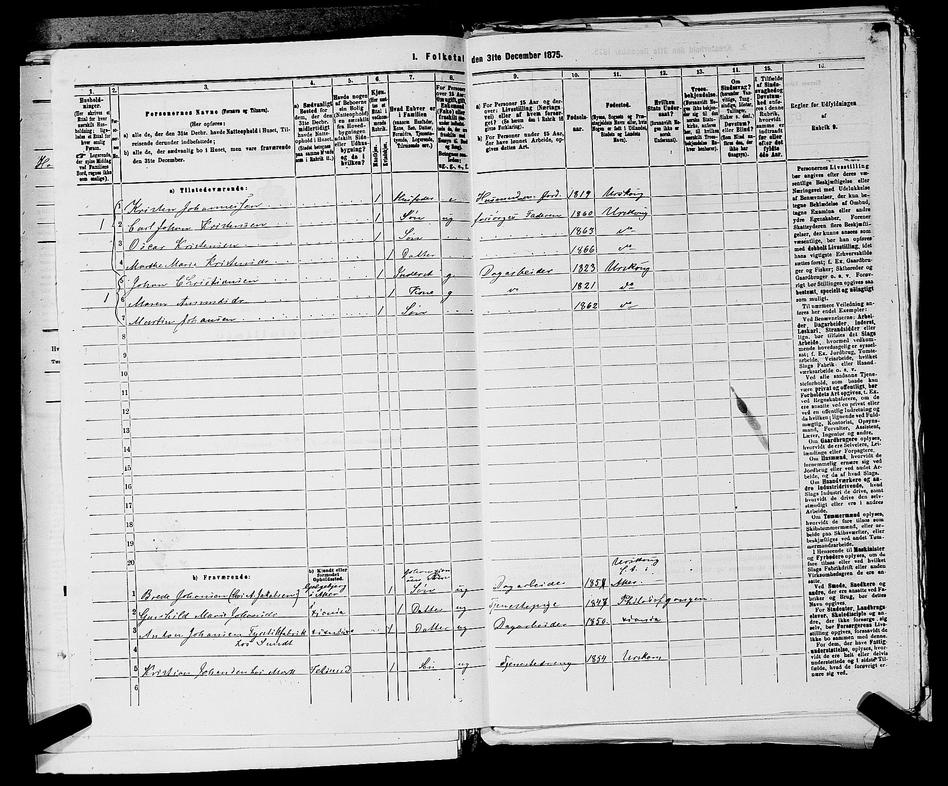 RA, 1875 census for 0224P Aurskog, 1875, p. 676