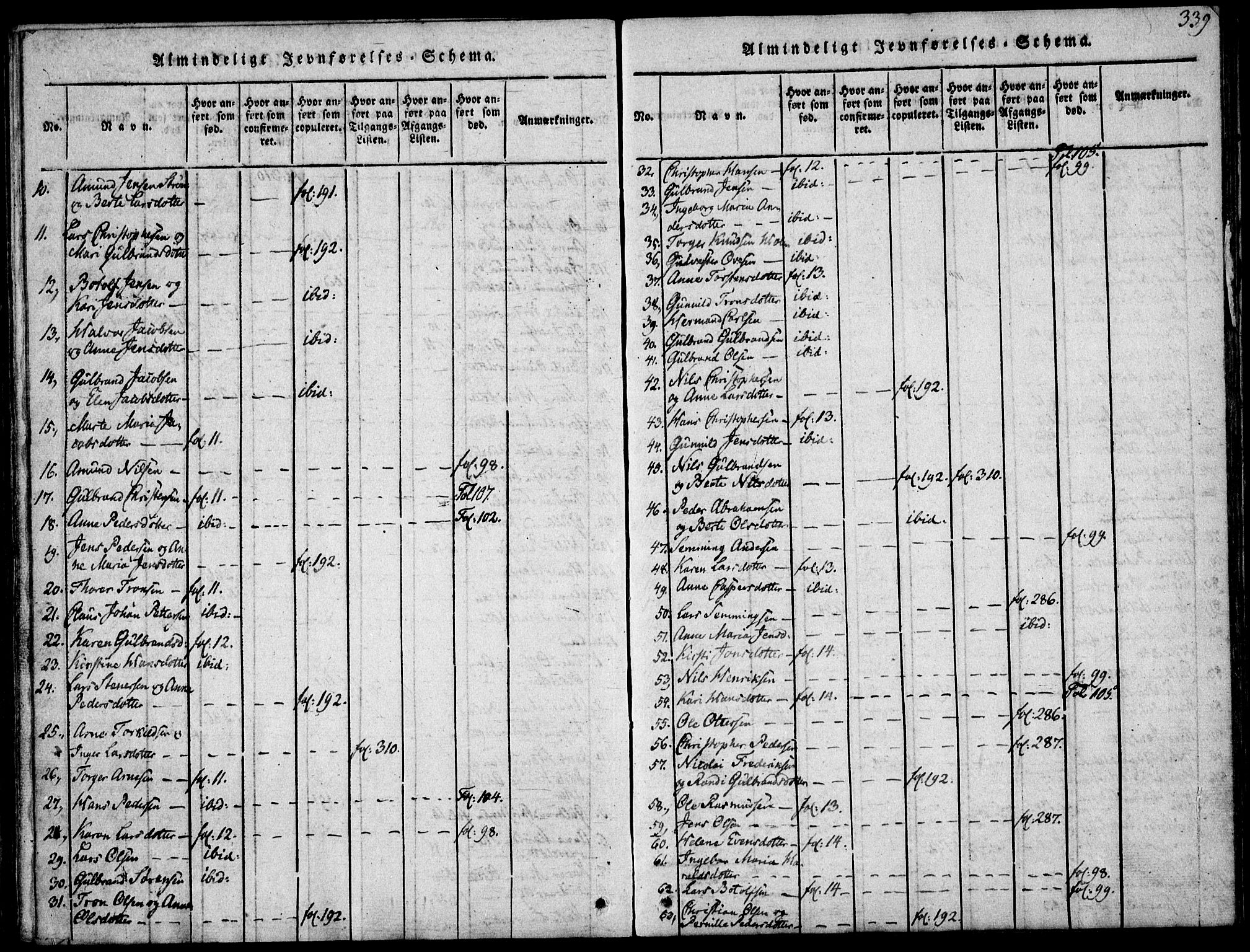 Nittedal prestekontor Kirkebøker, AV/SAO-A-10365a/F/Fa/L0003: Parish register (official) no. I 3, 1814-1836, p. 339