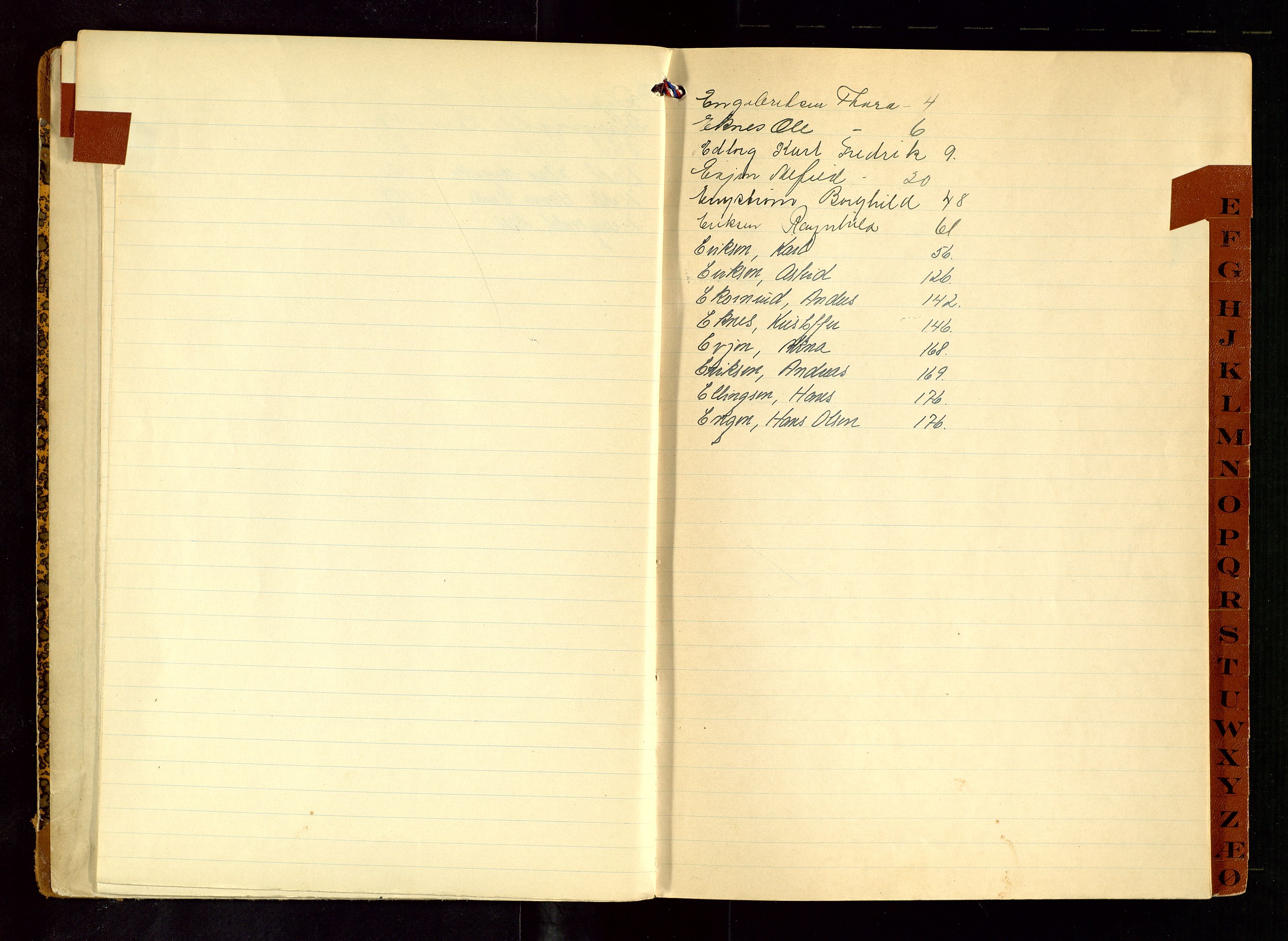 Nedre Eiker lensmannskontor, AV/SAKO-A-530/H/Ha/L0006: Dødsfallsprotokoll, 1941-1947