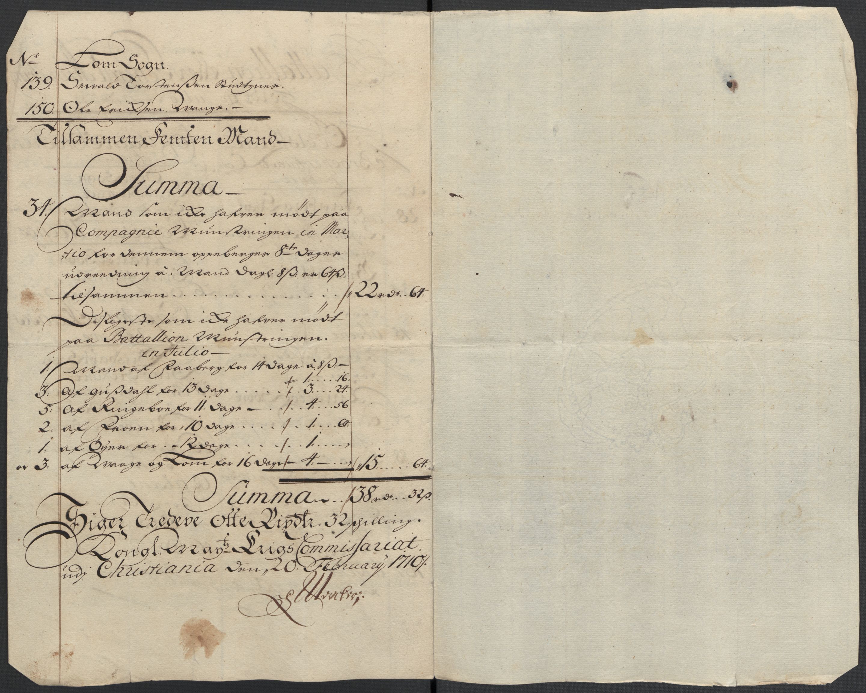 Rentekammeret inntil 1814, Reviderte regnskaper, Fogderegnskap, RA/EA-4092/R17/L1179: Fogderegnskap Gudbrandsdal, 1708-1710, p. 352
