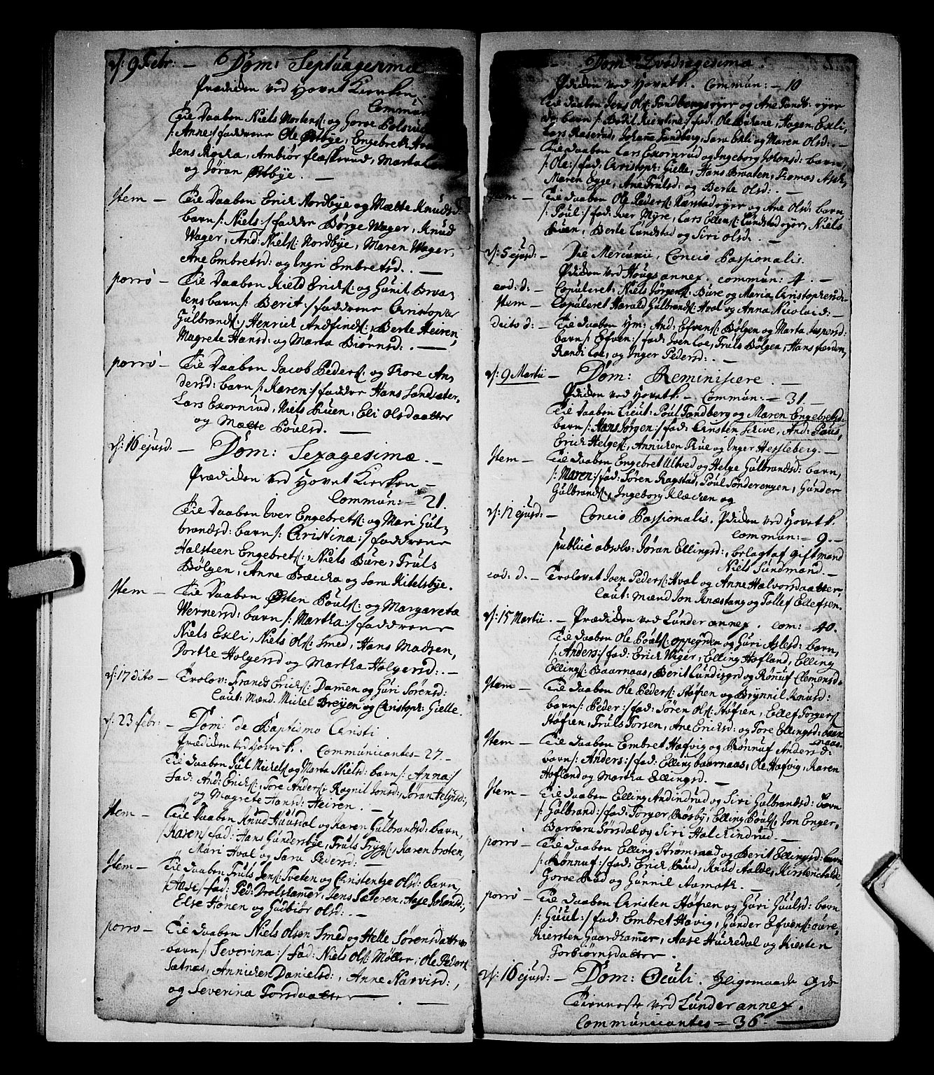 Norderhov kirkebøker, AV/SAKO-A-237/F/Fa/L0002b: Parish register (official) no. 2B, 1726-1739, p. 302-303