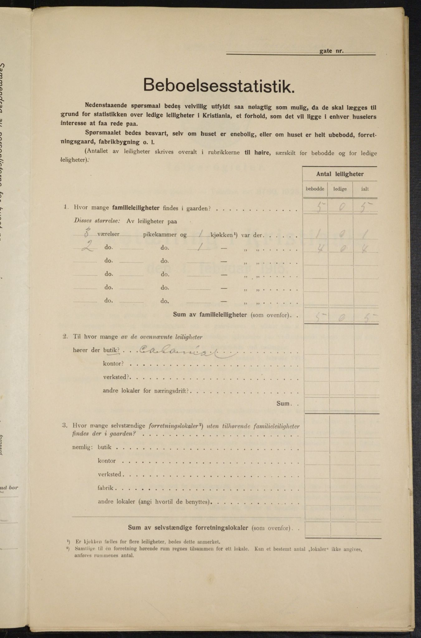 OBA, Municipal Census 1915 for Kristiania, 1915, p. 53744