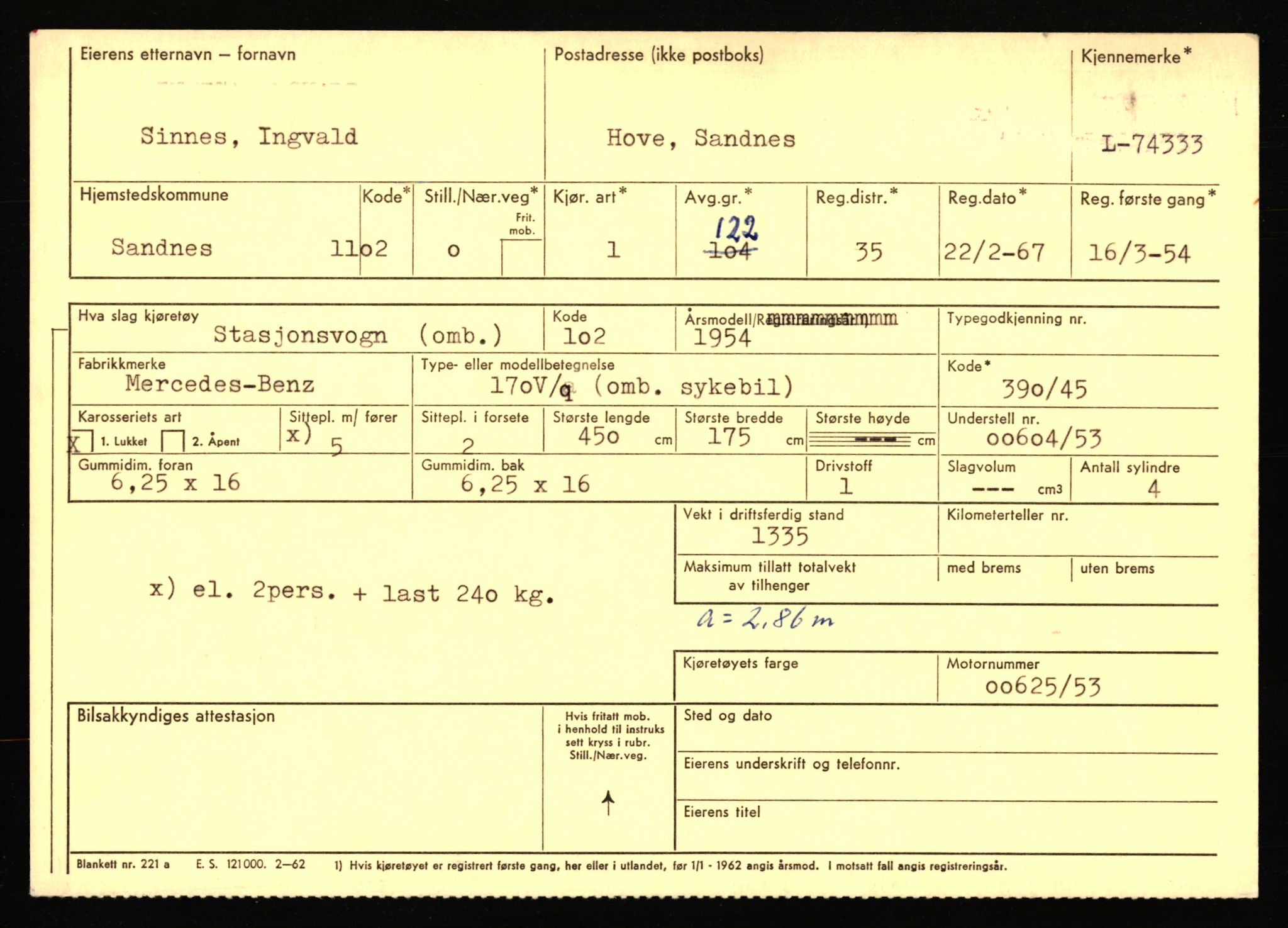 Stavanger trafikkstasjon, AV/SAST-A-101942/0/F/L0067: L-71600 - L-74999, 1930-1971, p. 1900