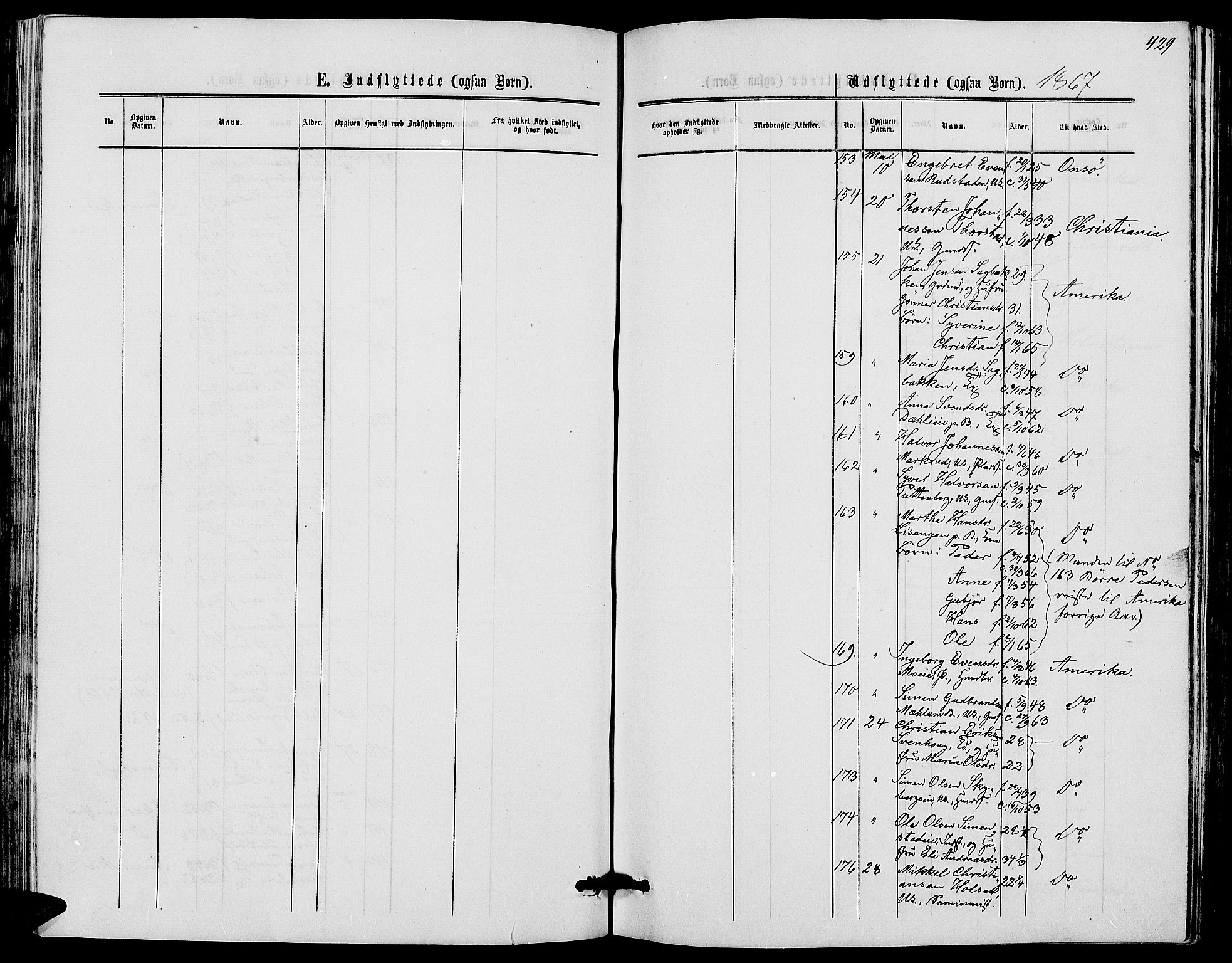 Ringsaker prestekontor, AV/SAH-PREST-014/L/La/L0007: Parish register (copy) no. 7, 1861-1869, p. 429