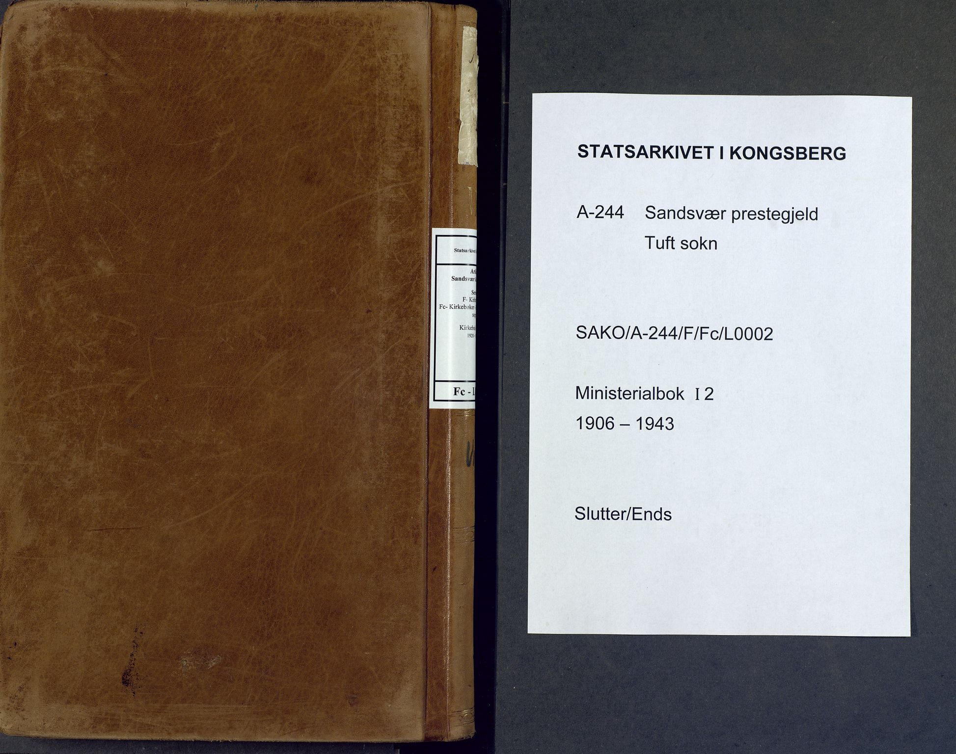 Sandsvær kirkebøker, AV/SAKO-A-244/F/Fc/L0002: Parish register (official) no. III 2, 1920-1959